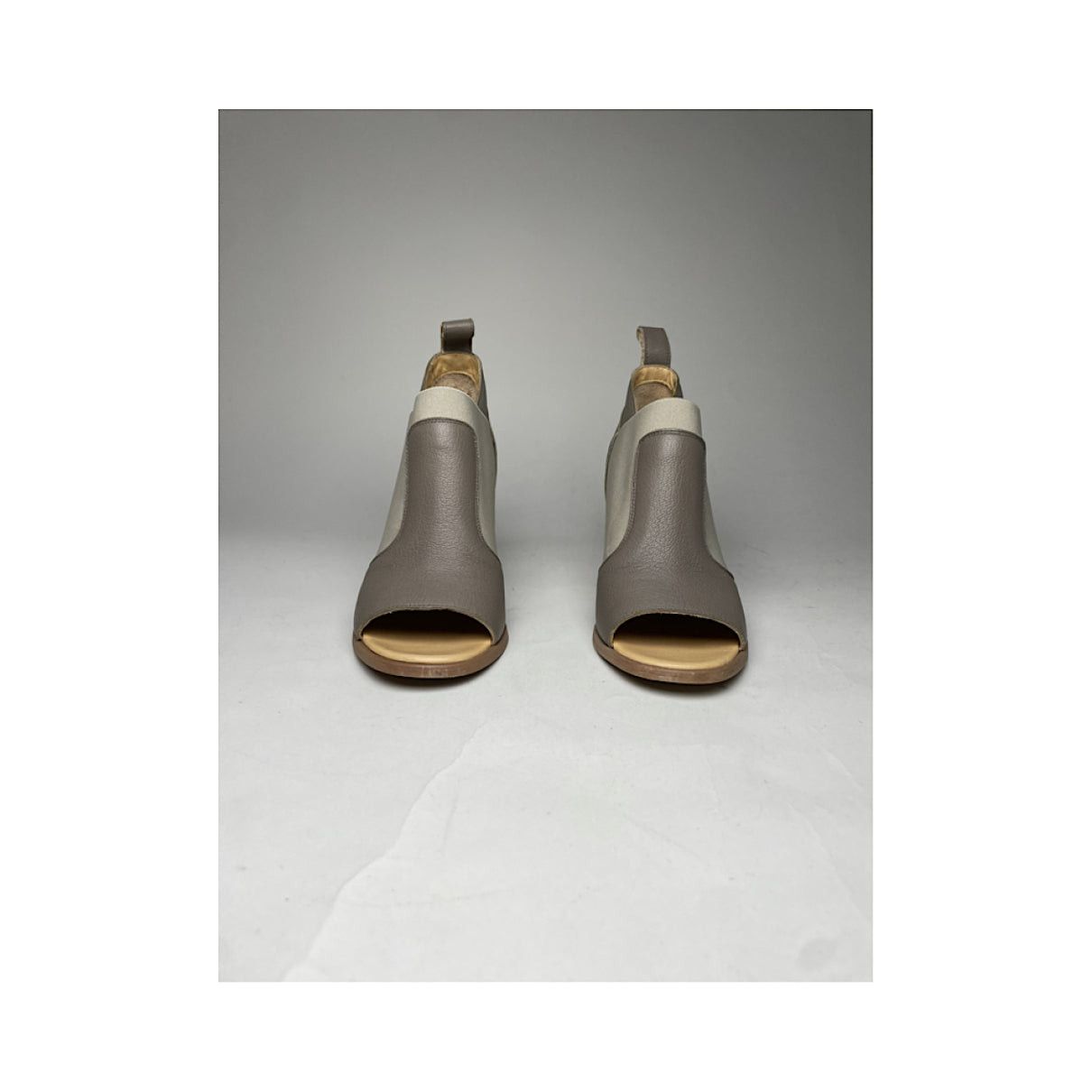 Other Maison Martin Margiela Grey Leather Heel Size US 7 / IT 37 - 4 Thumbnail