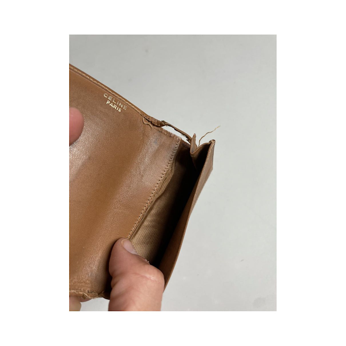 Celine Brown Leather Purse Size ONE SIZE - 4 Thumbnail