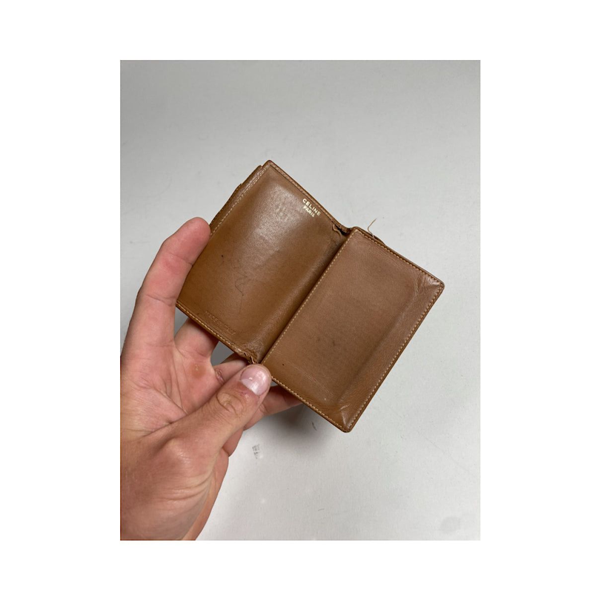 Celine Brown Leather Purse Size ONE SIZE - 3 Thumbnail