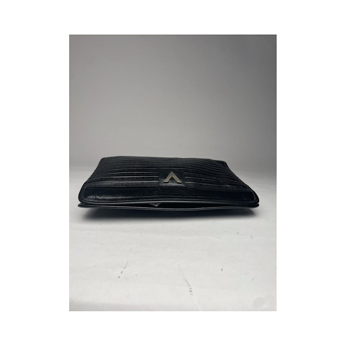 Mario Valentino Black Leather Clutch Bag Size ONE SIZE - 4 Thumbnail