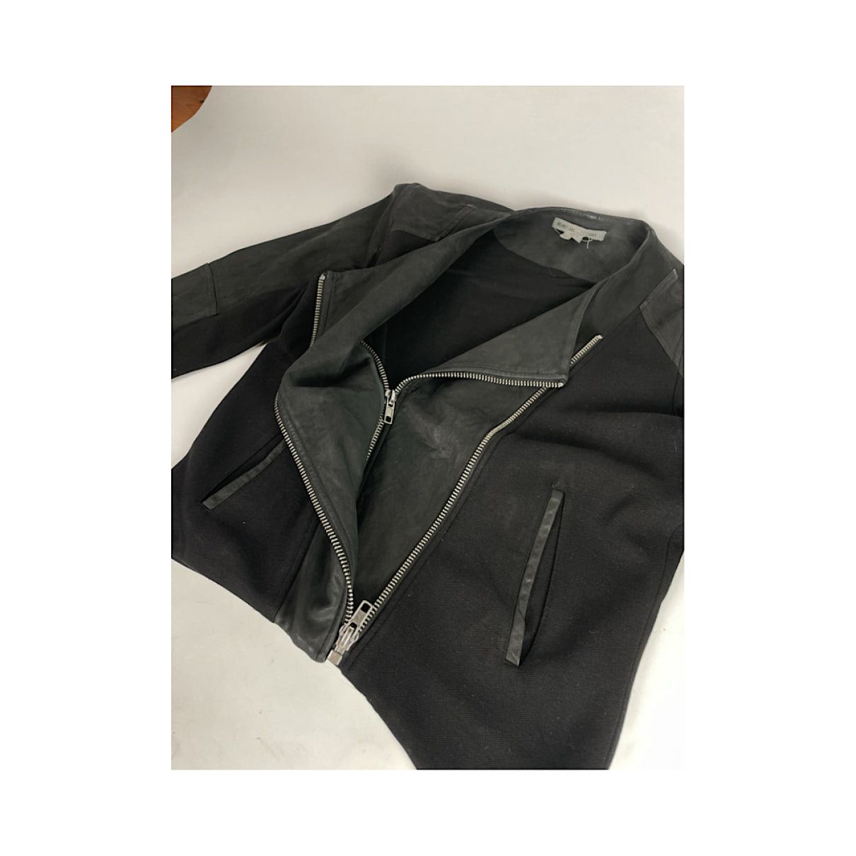 Helmut Lang Black Leather Jacket Size L / US 10 / IT 46 - 4 Thumbnail