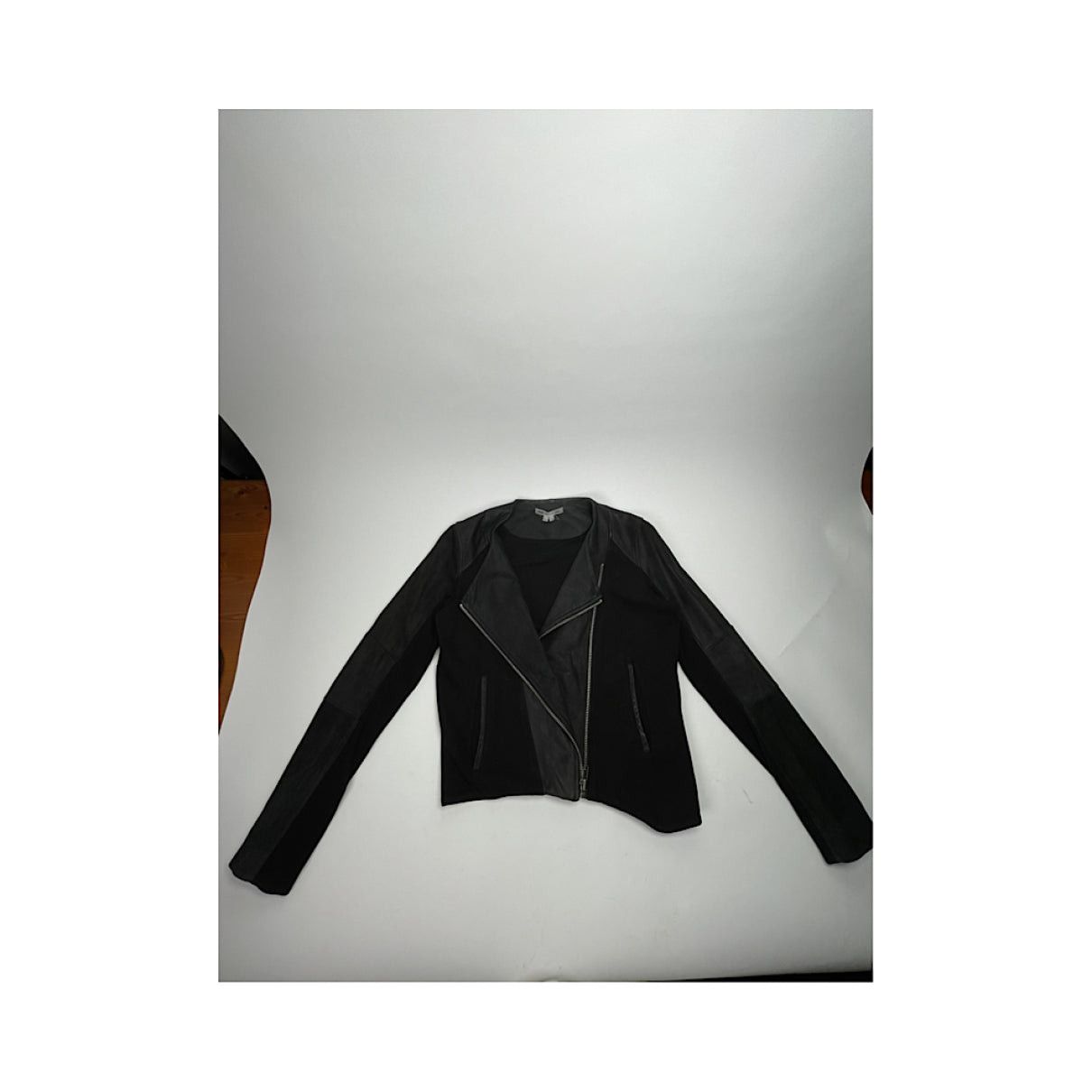 Helmut Lang Black Leather Jacket Size L / US 10 / IT 46 - 2 Thumbnail