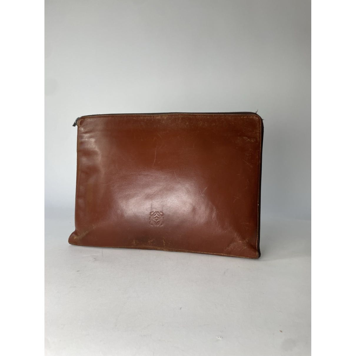 Loewe Puzzle Brown Leather Clutch Bag Size ONE SIZE - 5 Thumbnail