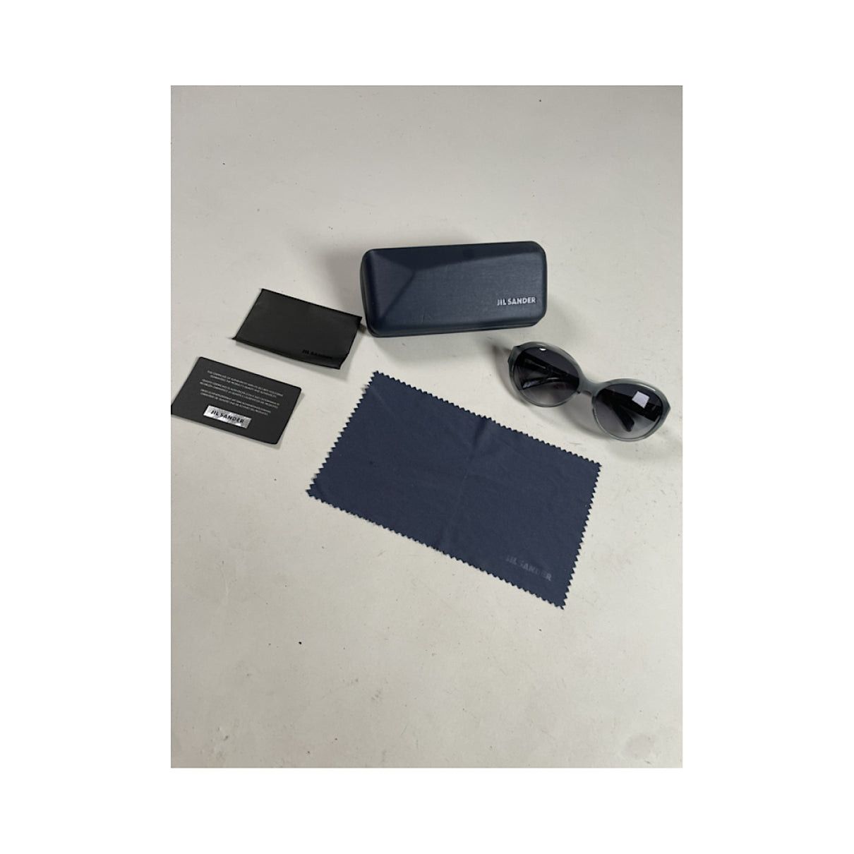 Jil Sander Black Plastic Sunglasses Size ONE SIZE - 2 Thumbnail