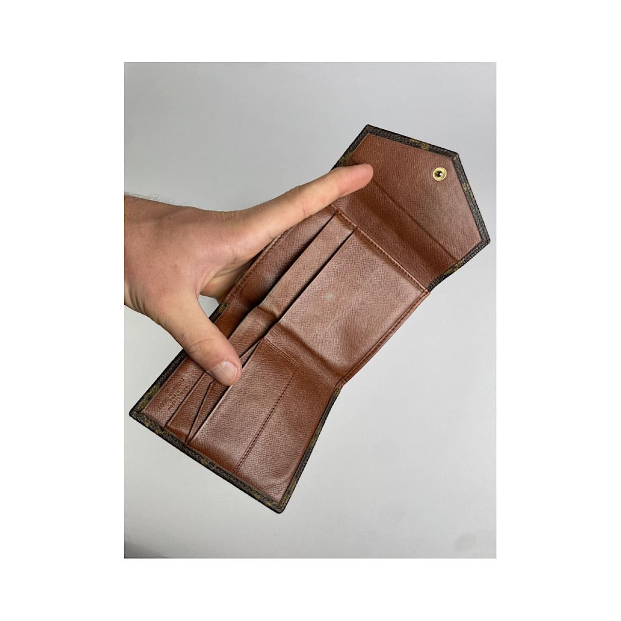 Louis Vuitton Pont 9 Brown Leather Wallet Size ONE SIZE - 5 Thumbnail
