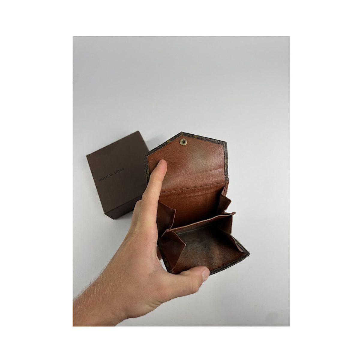 Louis Vuitton Pont 9 Brown Leather Wallet Size ONE SIZE - 4 Thumbnail