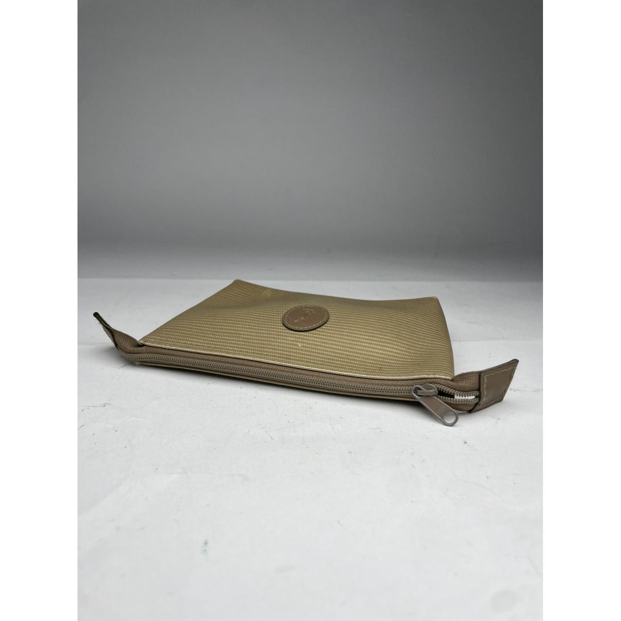 Yves Saint Laurent Beige Cotton Clutch Bag Size ONE SIZE - 4 Thumbnail