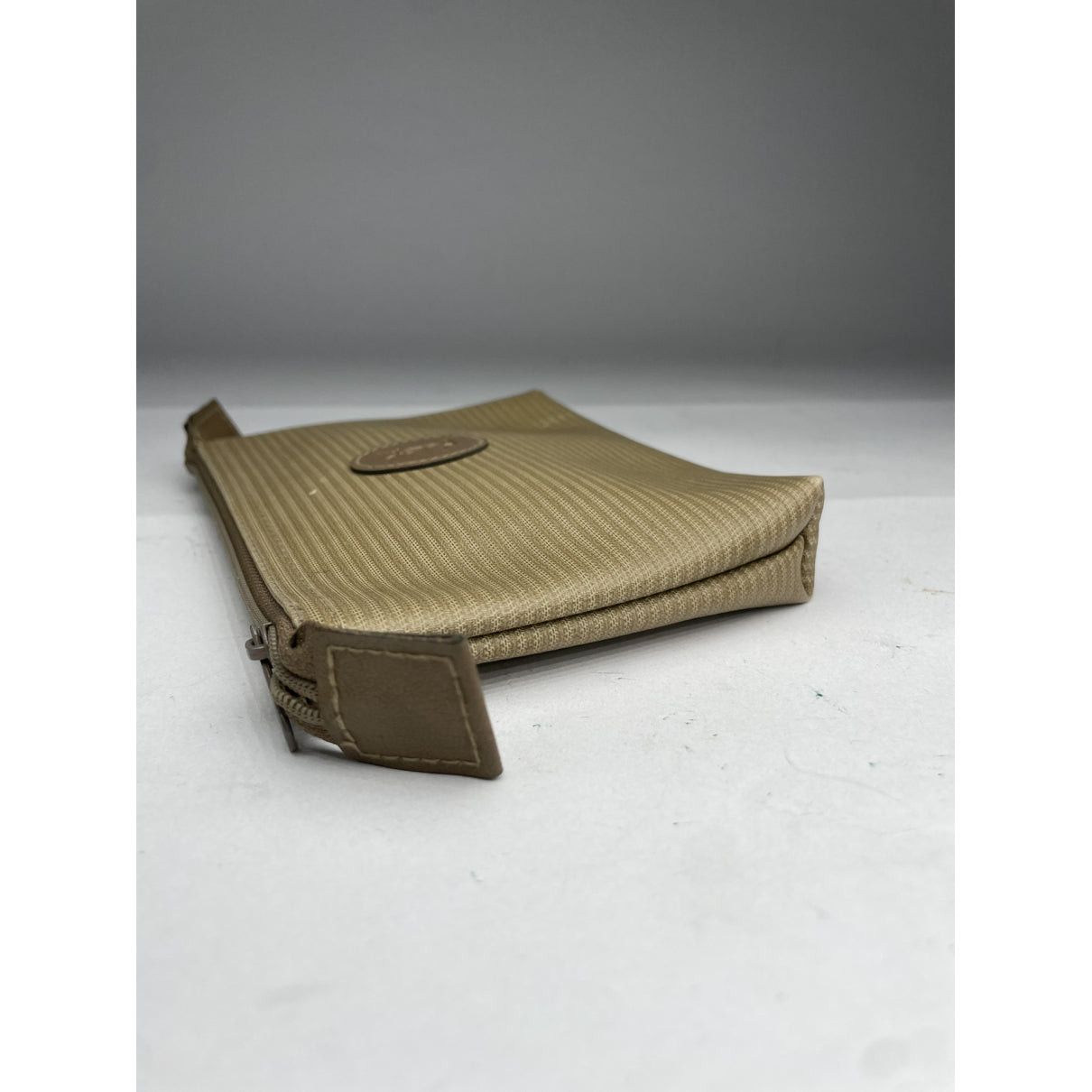 Yves Saint Laurent Beige Cotton Clutch Bag Size ONE SIZE - 5 Thumbnail