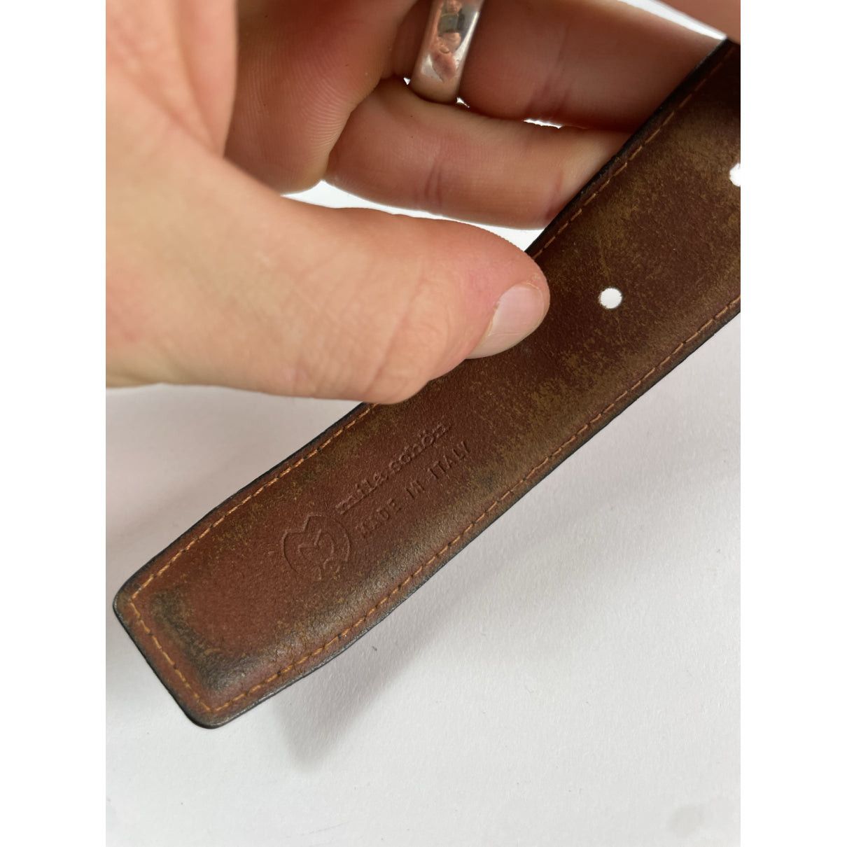 Other Mila Schön Concept Black Leather Belt Size ONE SIZE - 4 Thumbnail