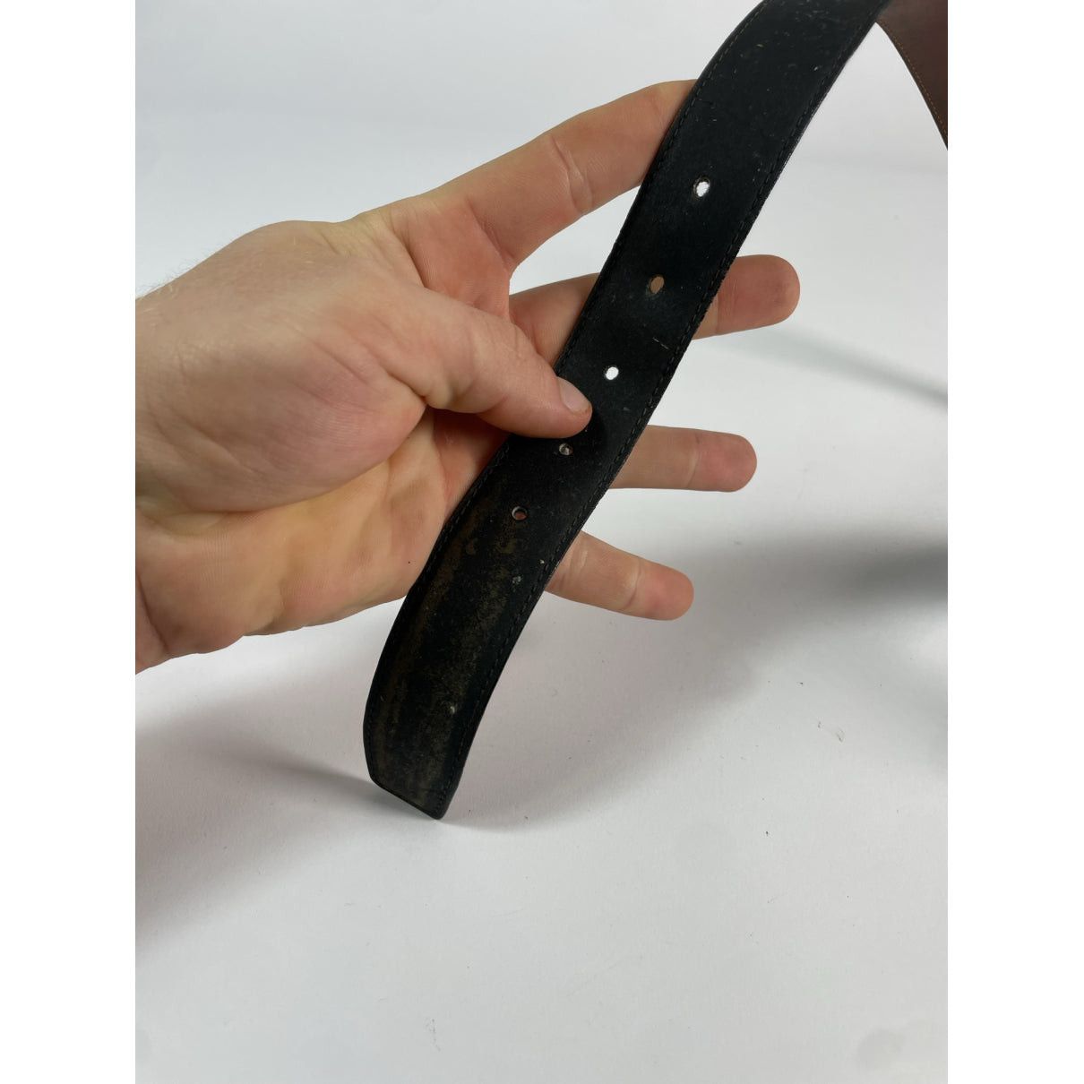 Other Mila Schön Concept Black Leather Belt Size ONE SIZE - 5 Thumbnail