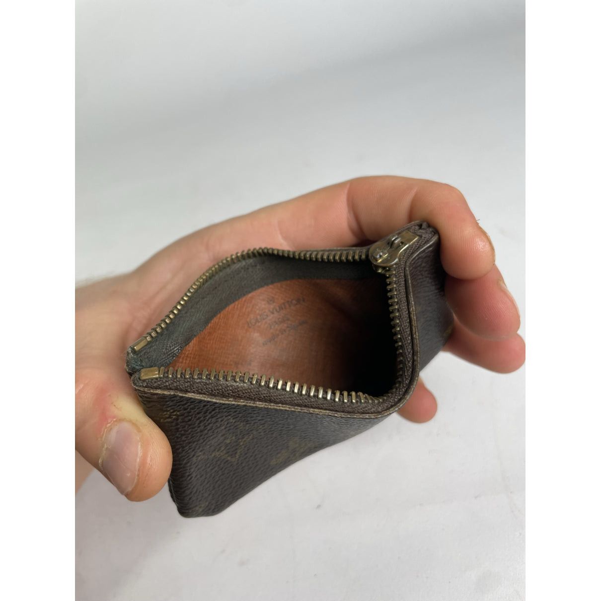 Louis Vuitton Brown Leather Purse Size ONE SIZE - 2 Thumbnail
