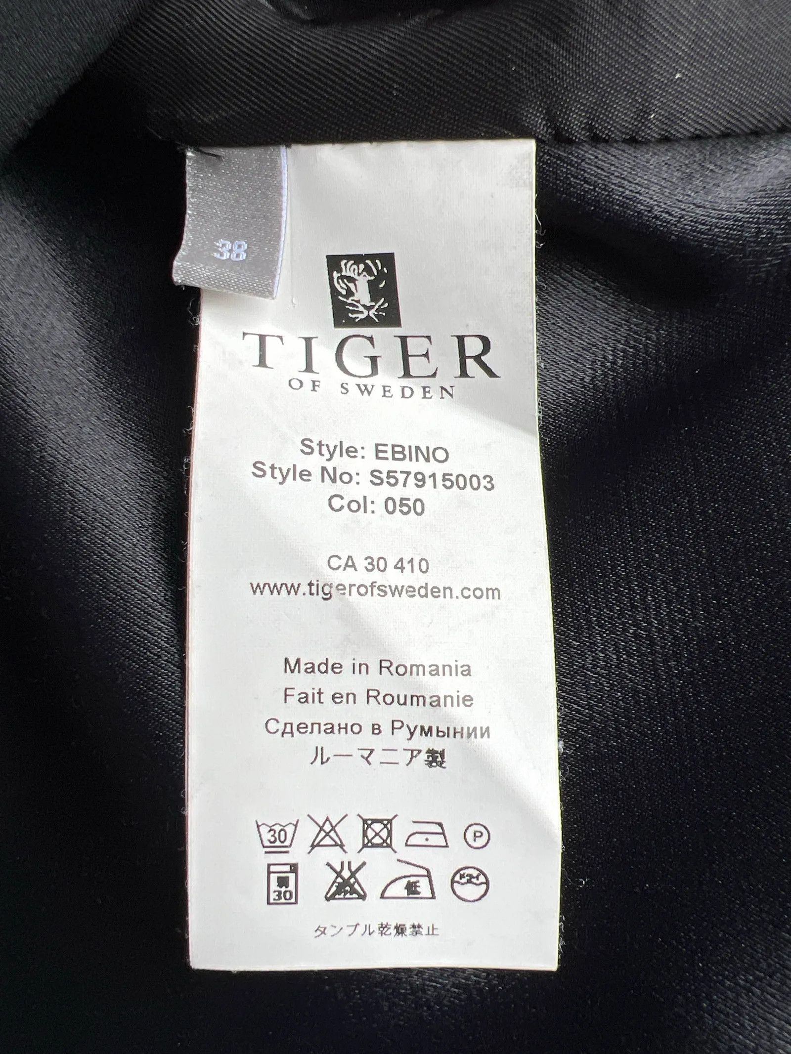 Tiger of Sweden Tiger of Sweden Ebino, S57915003 Blazer Size S / US 4 / IT 40 - 3 Thumbnail