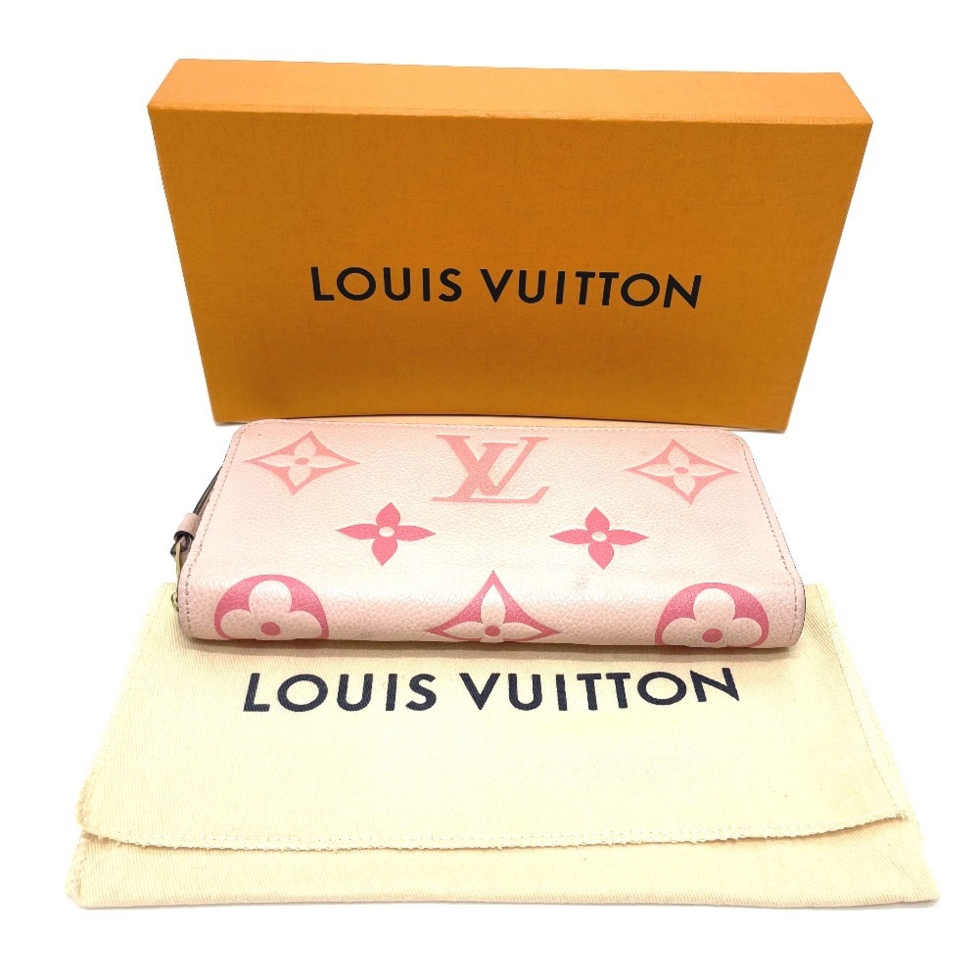 Louis Vuitton LOUIS VUITTON M80403 Monogram Empreinte by the Pool Zippy Wallet, Leather, Women's, Bouton de Rose/Pink, Gold Hardware Size ONE SIZE - 13 Thumbnail