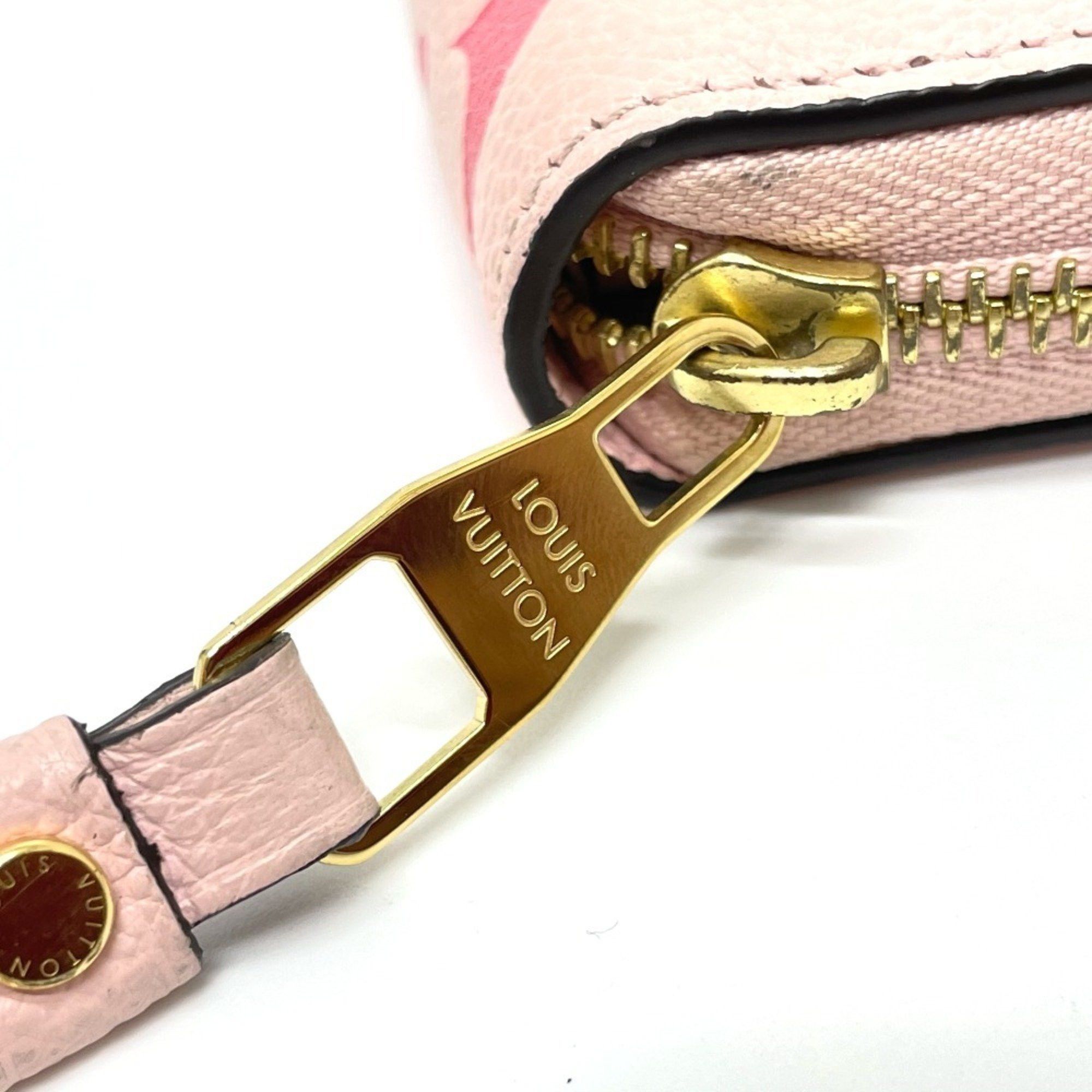 Louis Vuitton LOUIS VUITTON M80403 Monogram Empreinte by the Pool Zippy Wallet, Leather, Women's, Bouton de Rose/Pink, Gold Hardware Size ONE SIZE - 6 Thumbnail