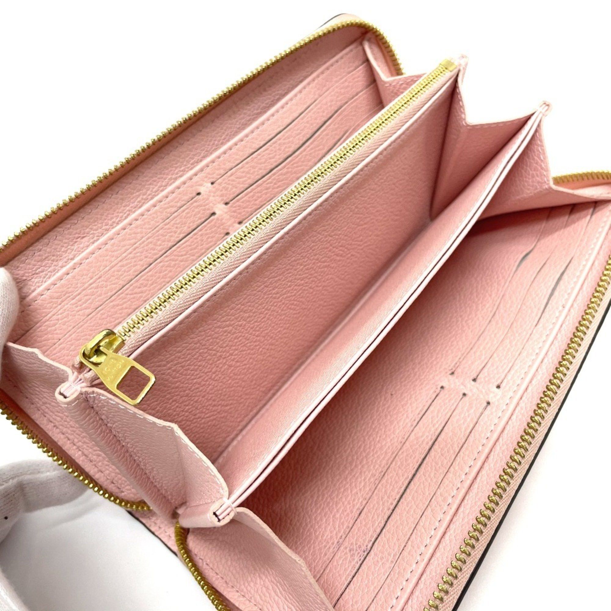 Louis Vuitton LOUIS VUITTON M80403 Monogram Empreinte by the Pool Zippy Wallet, Leather, Women's, Bouton de Rose/Pink, Gold Hardware Size ONE SIZE - 8 Thumbnail