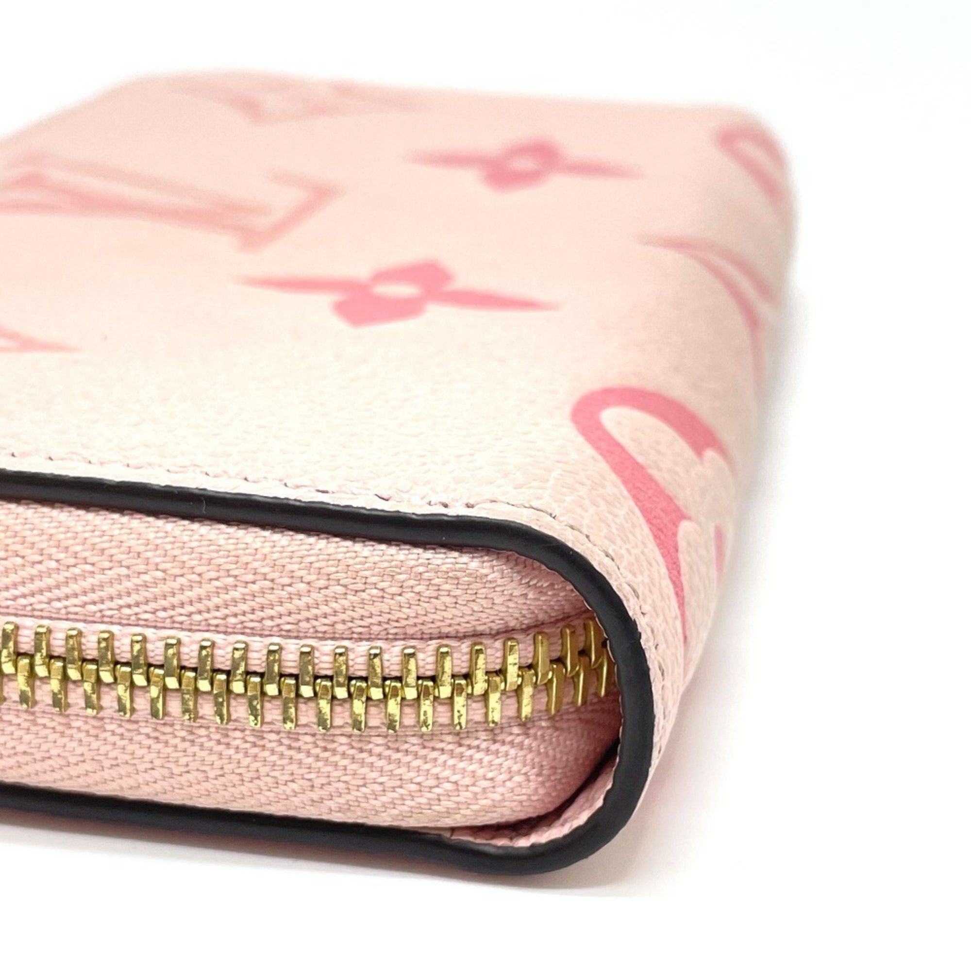 Louis Vuitton LOUIS VUITTON M80403 Monogram Empreinte by the Pool Zippy Wallet, Leather, Women's, Bouton de Rose/Pink, Gold Hardware Size ONE SIZE - 5 Thumbnail