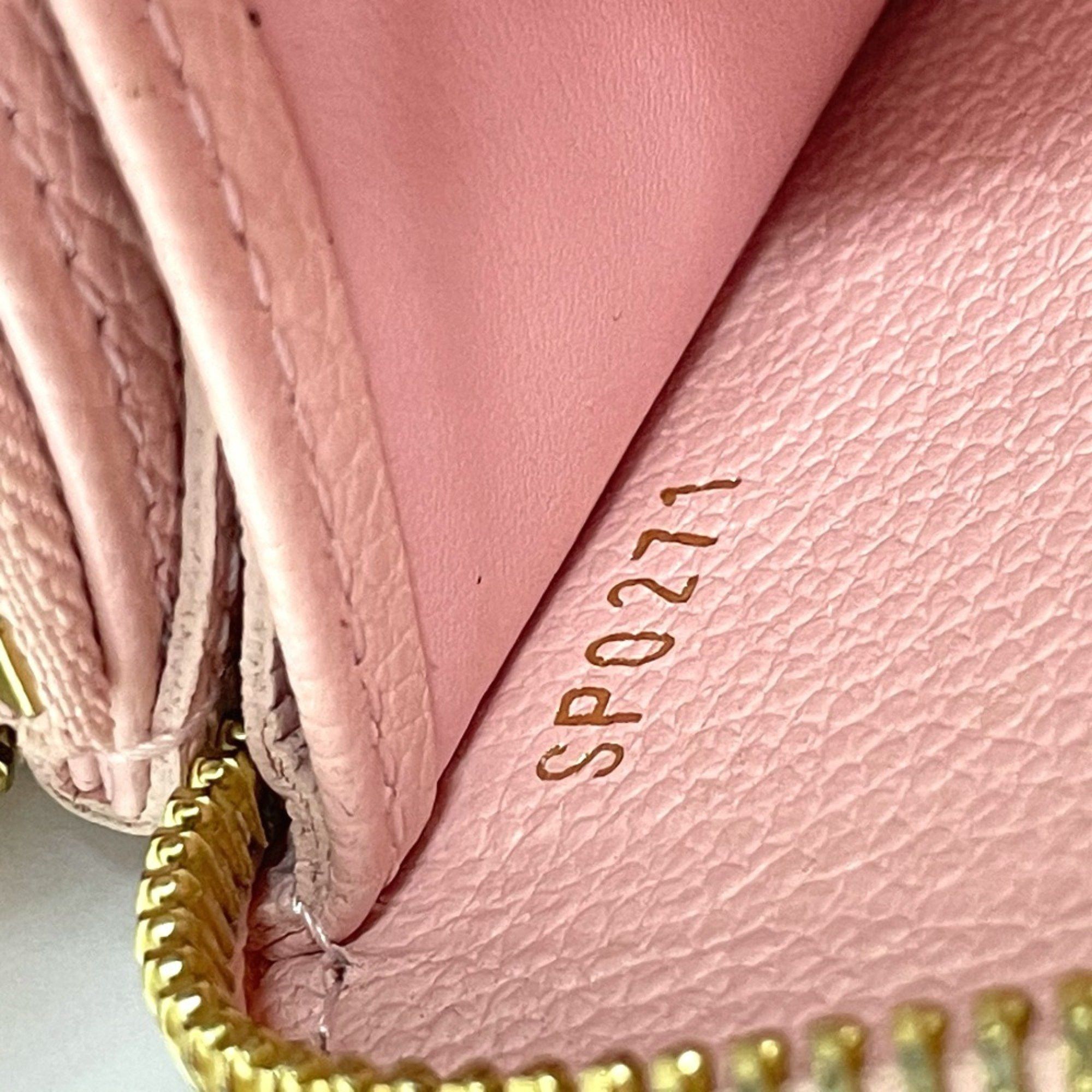 Louis Vuitton LOUIS VUITTON M80403 Monogram Empreinte by the Pool Zippy Wallet, Leather, Women's, Bouton de Rose/Pink, Gold Hardware Size ONE SIZE - 10 Thumbnail