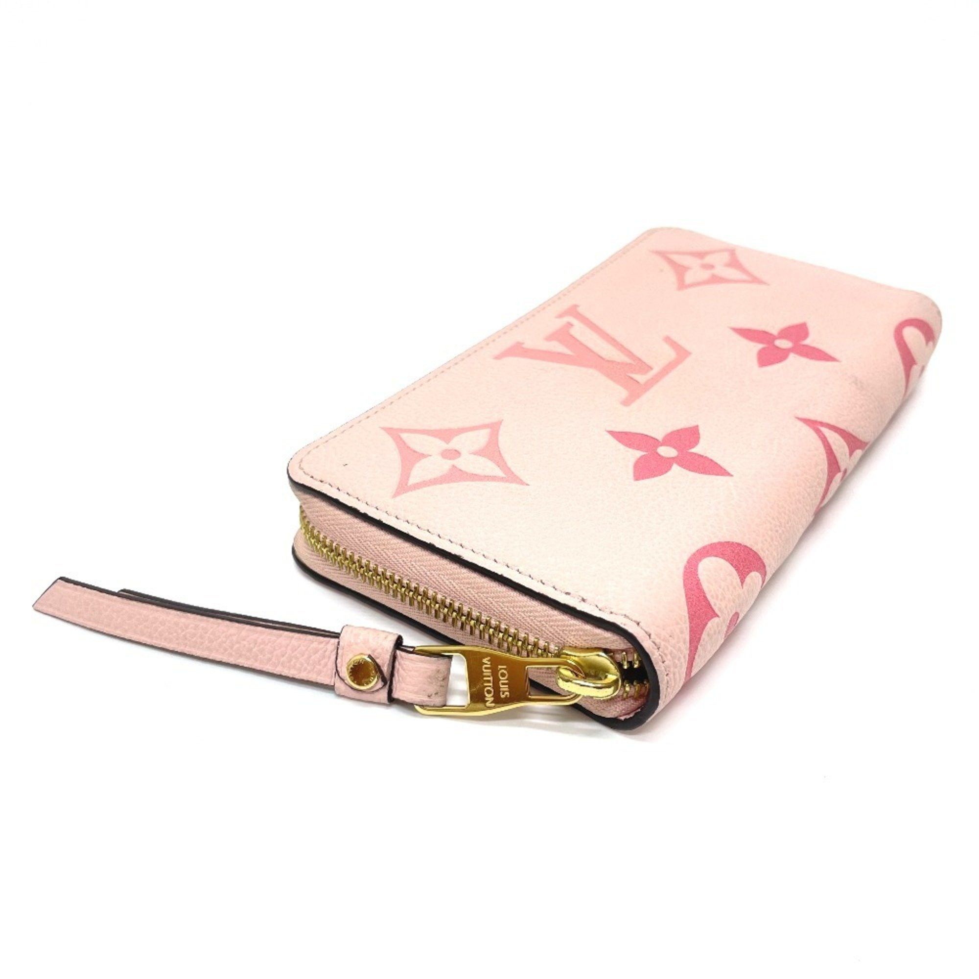 Louis Vuitton LOUIS VUITTON M80403 Monogram Empreinte by the Pool Zippy Wallet, Leather, Women's, Bouton de Rose/Pink, Gold Hardware Size ONE SIZE - 3 Thumbnail