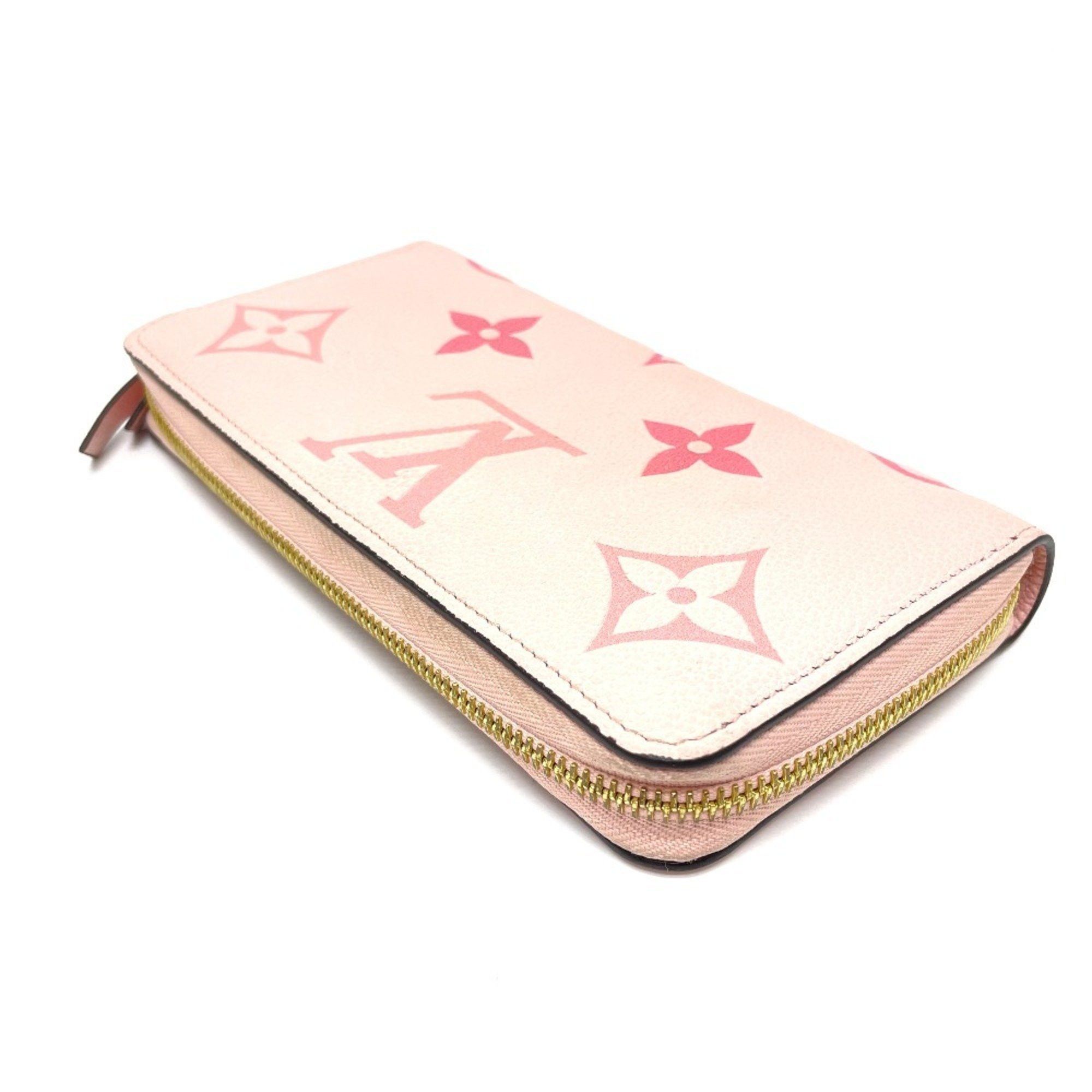 Louis Vuitton LOUIS VUITTON M80403 Monogram Empreinte by the Pool Zippy Wallet, Leather, Women's, Bouton de Rose/Pink, Gold Hardware Size ONE SIZE - 4 Thumbnail