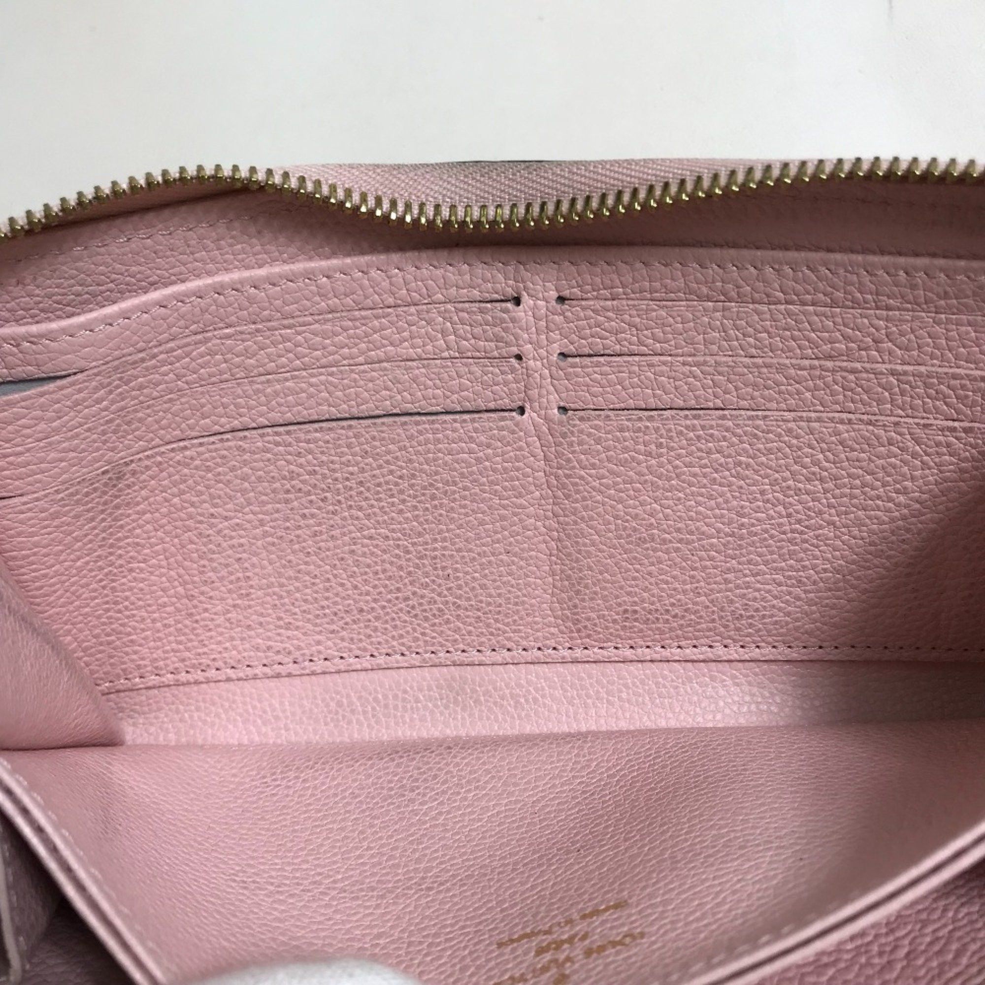 Louis Vuitton LOUIS VUITTON M80403 Monogram Empreinte by the Pool Zippy Wallet, Leather, Women's, Bouton de Rose, Pink Size ONE SIZE - 11 Thumbnail