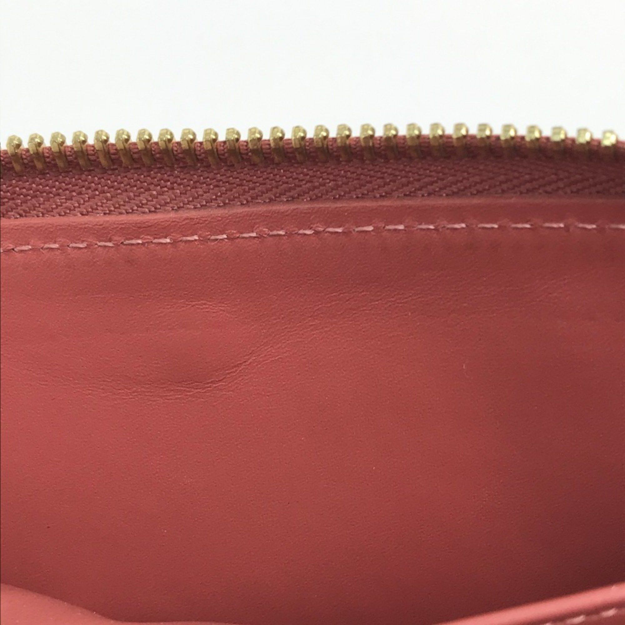 Louis Vuitton LOUIS VUITTON M62318 Monogram Zippy Venice Long Wallet in Patent Leather/Monogram Canvas, Women's, Vieux Rose, Pink Beige Size ONE SIZE - 10 Thumbnail