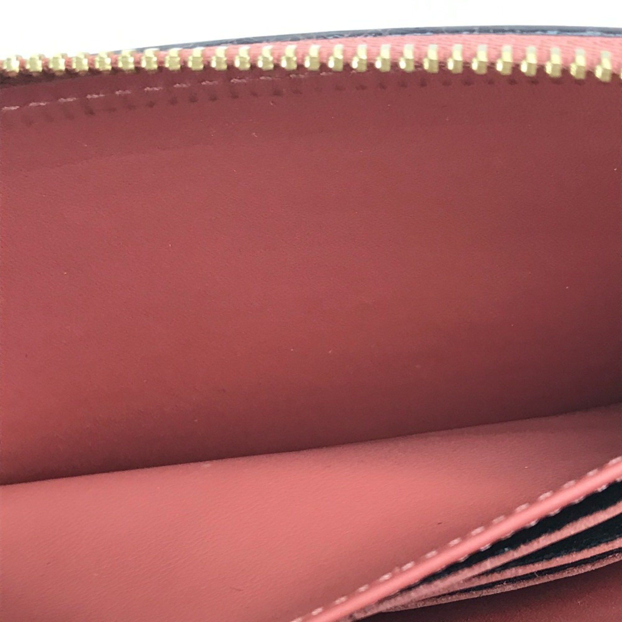 Louis Vuitton LOUIS VUITTON M62318 Monogram Zippy Venice Long Wallet in Patent Leather/Monogram Canvas, Women's, Vieux Rose, Pink Beige Size ONE SIZE - 8 Thumbnail