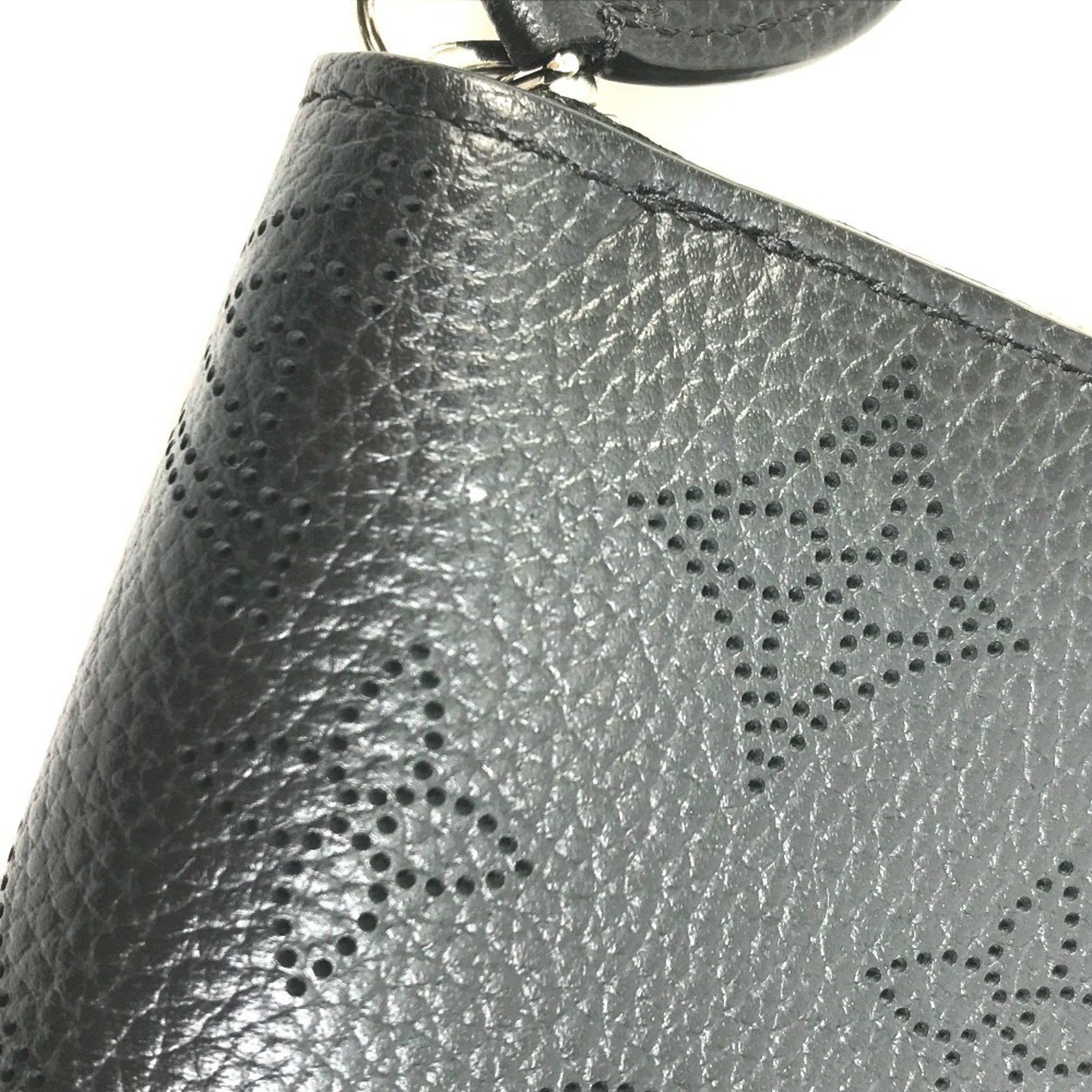 Louis Vuitton LOUIS VUITTON M61867 Monogram Mahina Zippy Wallet, Round Zipper Long Mahina, Women's, Black Size ONE SIZE - 7 Thumbnail