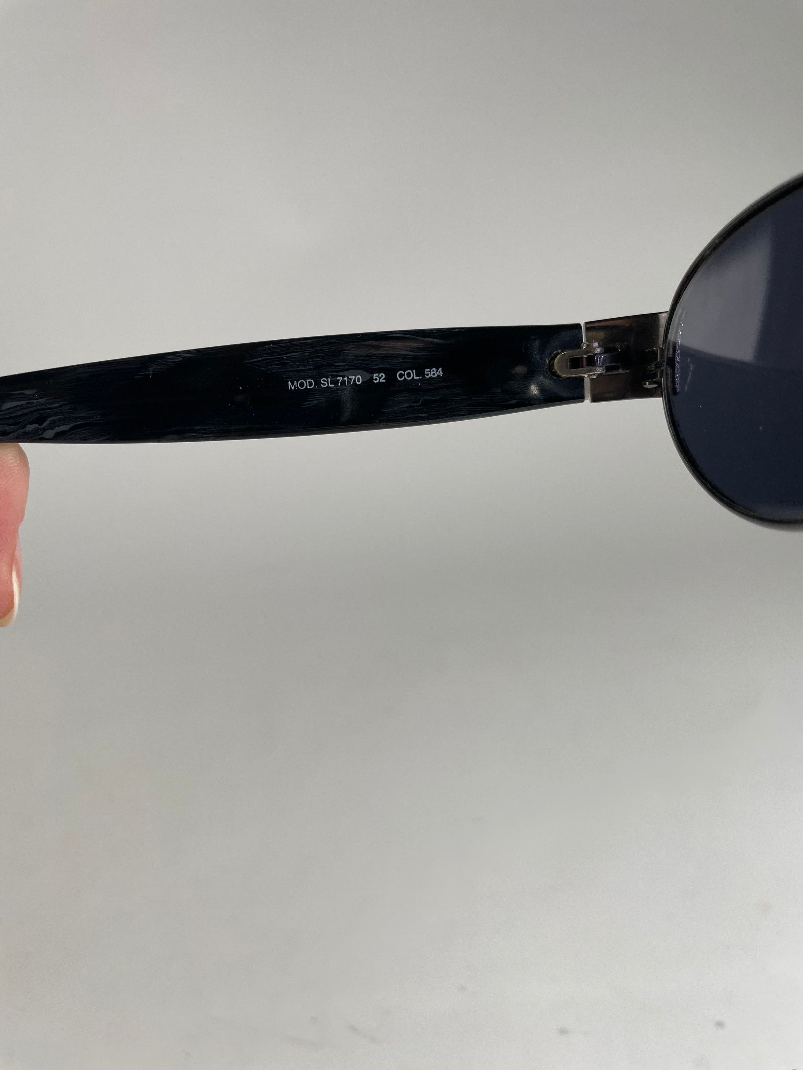 Fendi Vintage Roma Sunglasses Black / Green Size ONE SIZE - 2 Thumbnail