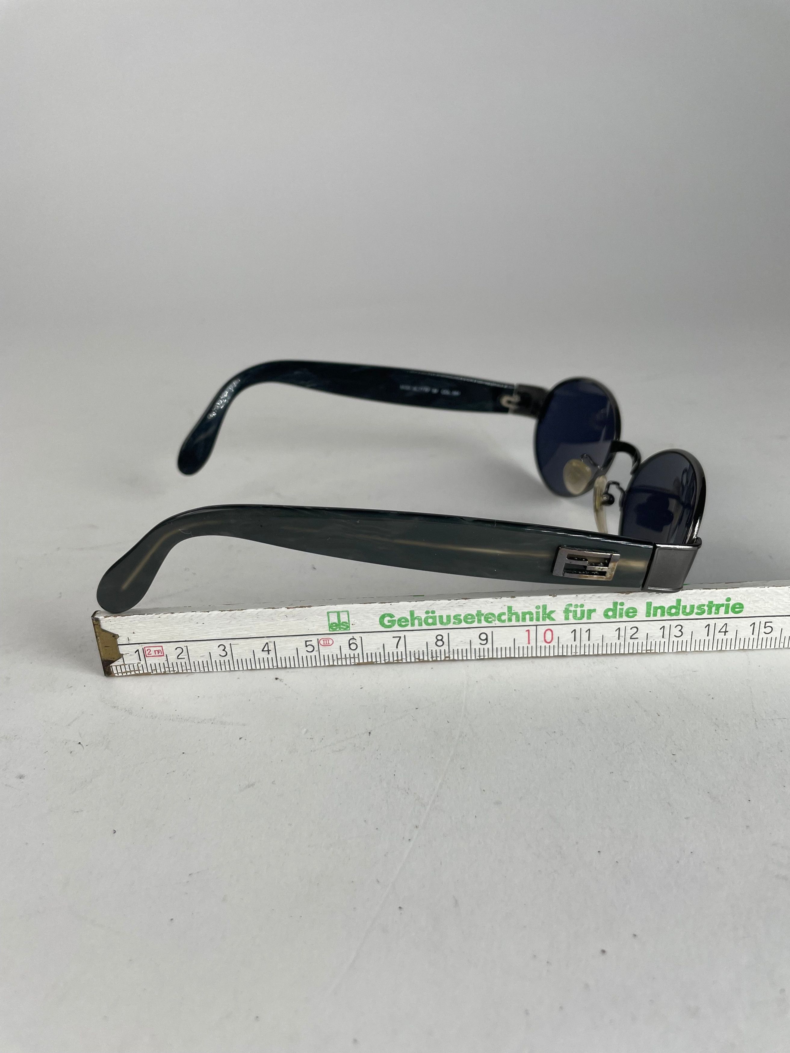 Fendi Vintage Roma Sunglasses Black / Green Size ONE SIZE - 6 Thumbnail
