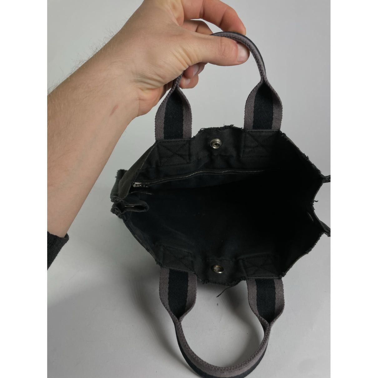 Other Hermès Black Cotton Handbag Size ONE SIZE - 2 Thumbnail