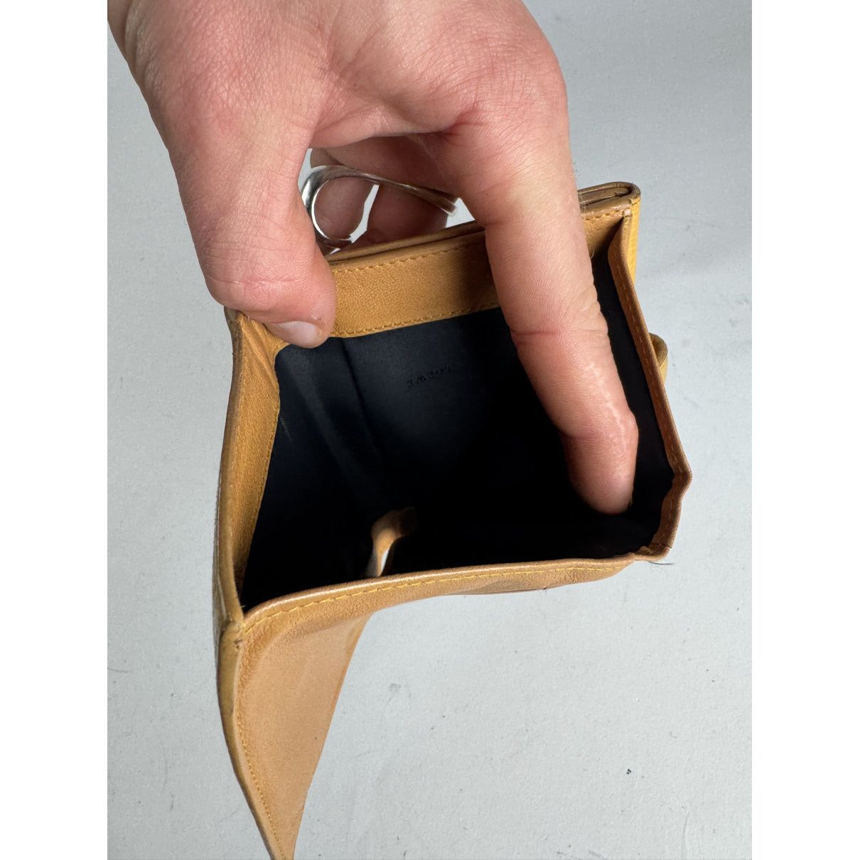 Loewe Puzzle Yellow Leather Wallet Size ONE SIZE - 5 Thumbnail