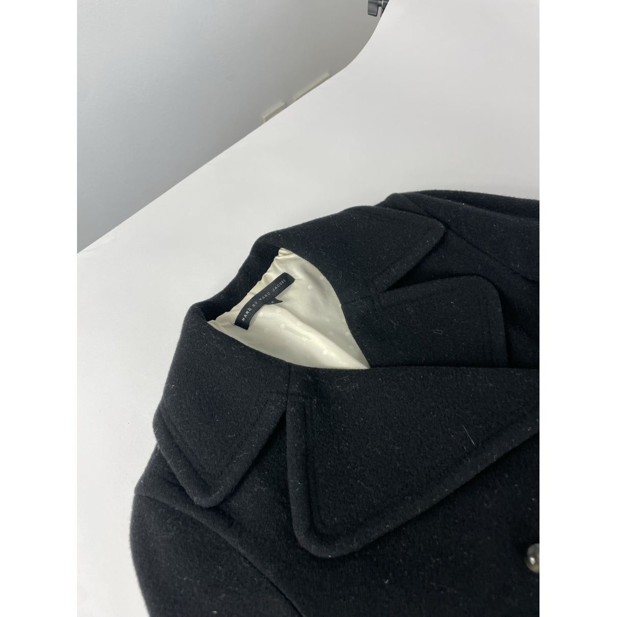 Marc Jacobs Anthracite Wool Trench Coat Size XS / US 0-2 / IT 36-38 - 3 Thumbnail