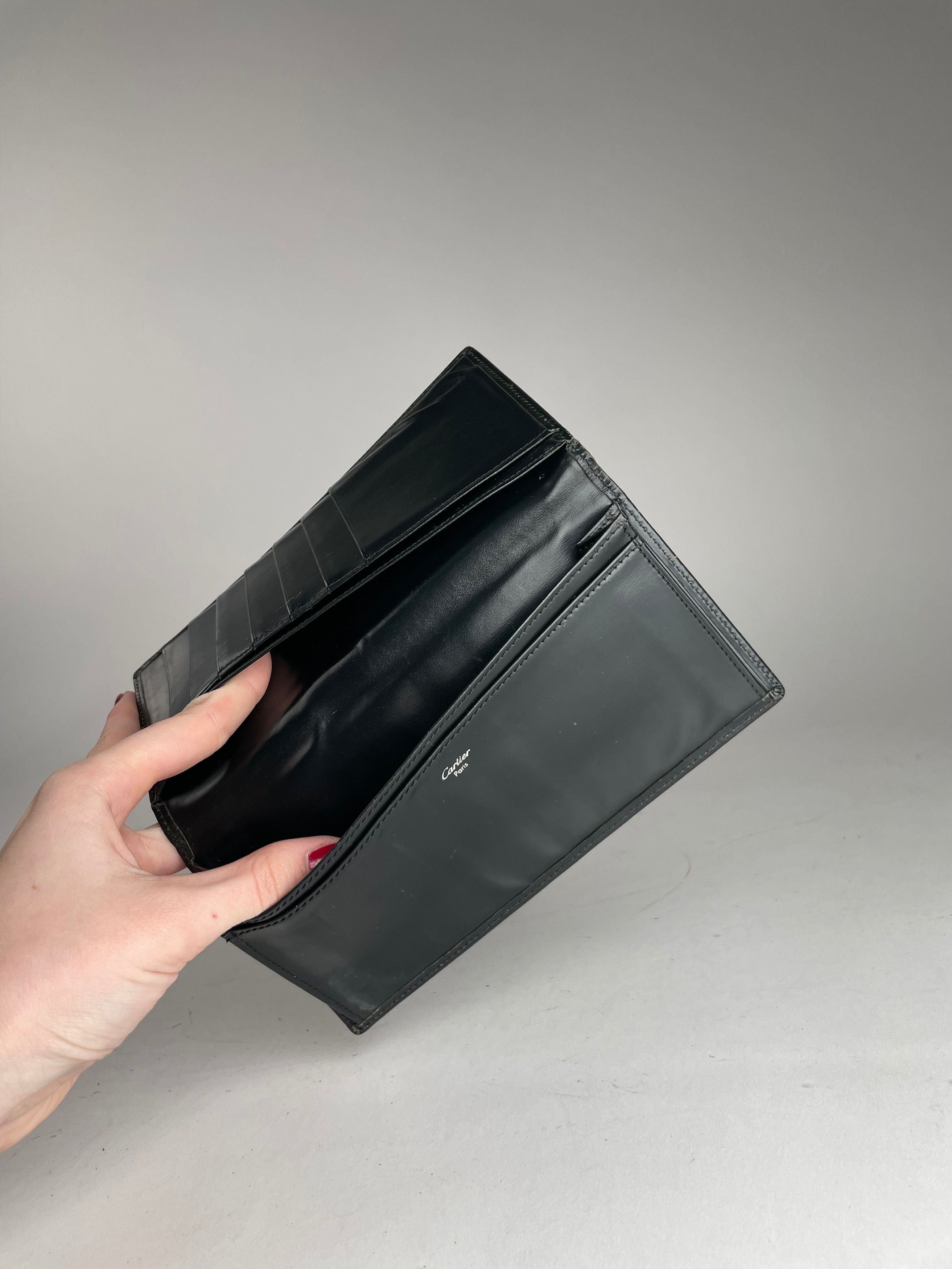 Cartier Vintage Patent Leather ID Holder black Size ONE SIZE - 12 Thumbnail