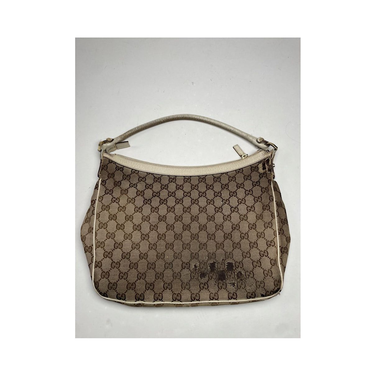 Gucci Jackie Vintage Beige Leather Handbag Size ONE SIZE - 5 Thumbnail