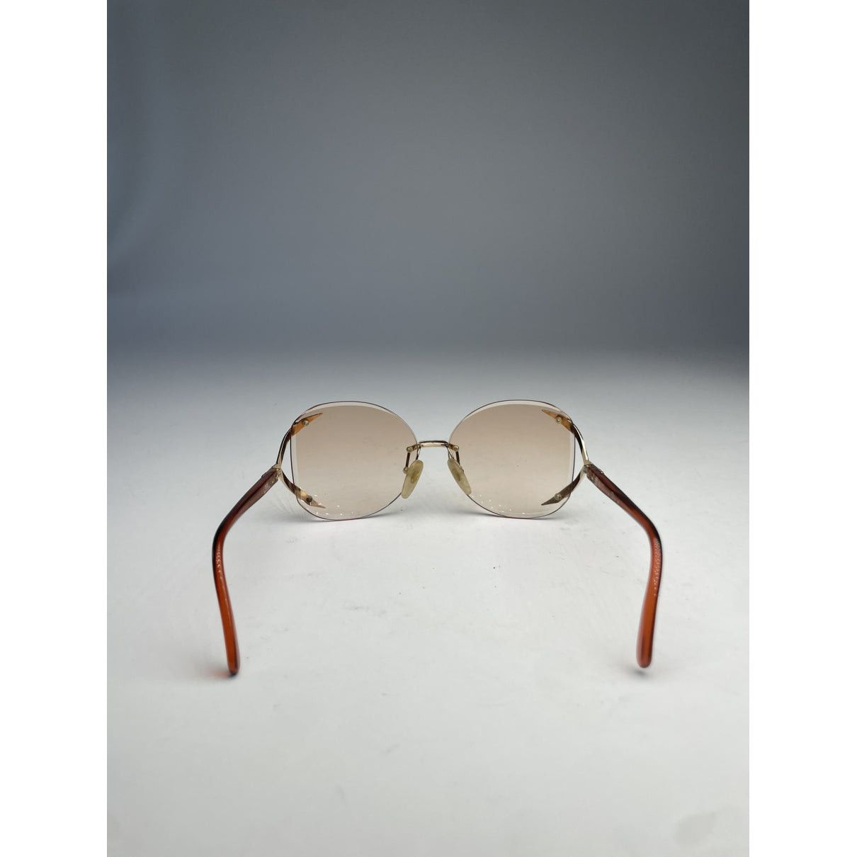 Dior Orange Metal Sunglasses Size ONE SIZE - 3 Thumbnail