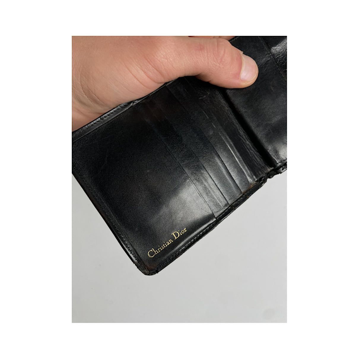 Dior Black Leather Purse Size ONE SIZE - 4 Thumbnail