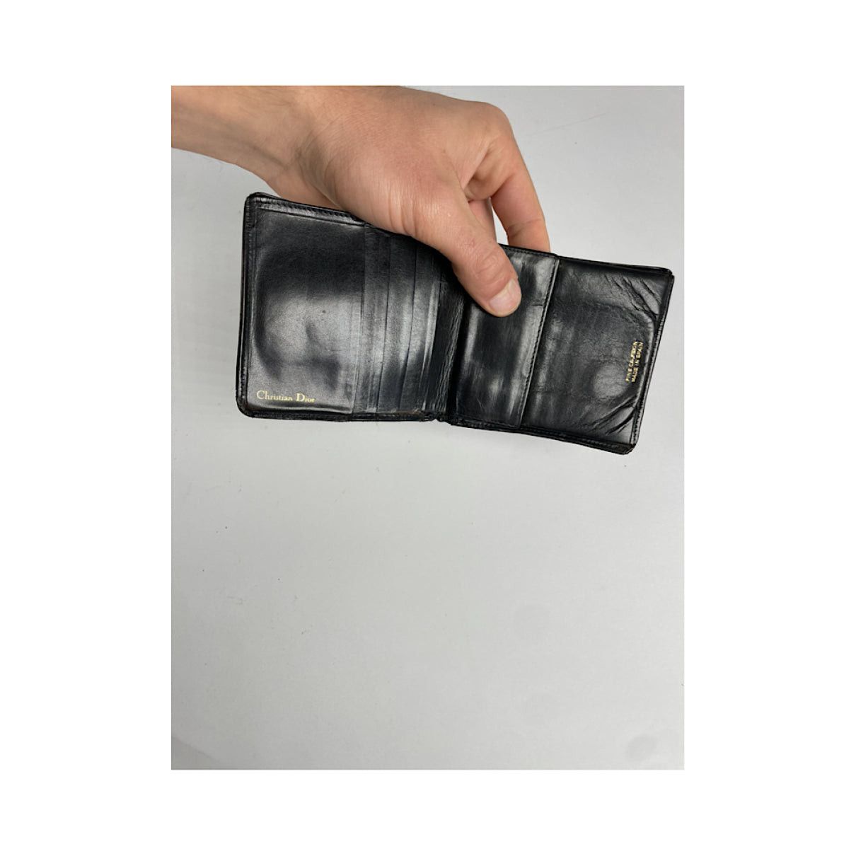 Dior Black Leather Purse Size ONE SIZE - 3 Thumbnail