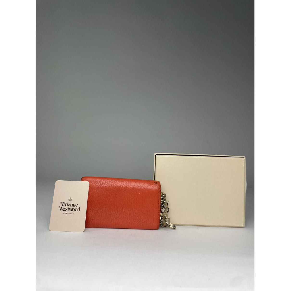 Vivienne Westwood Orange Leather Purse Size ONE SIZE - 3 Thumbnail