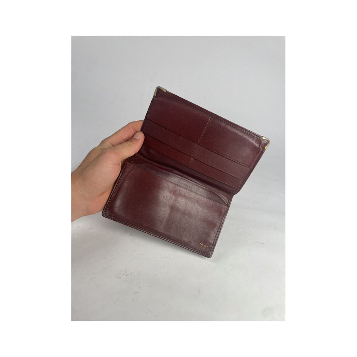 Cartier Burgundy Patent Leather Purse Size ONE SIZE - 4 Thumbnail