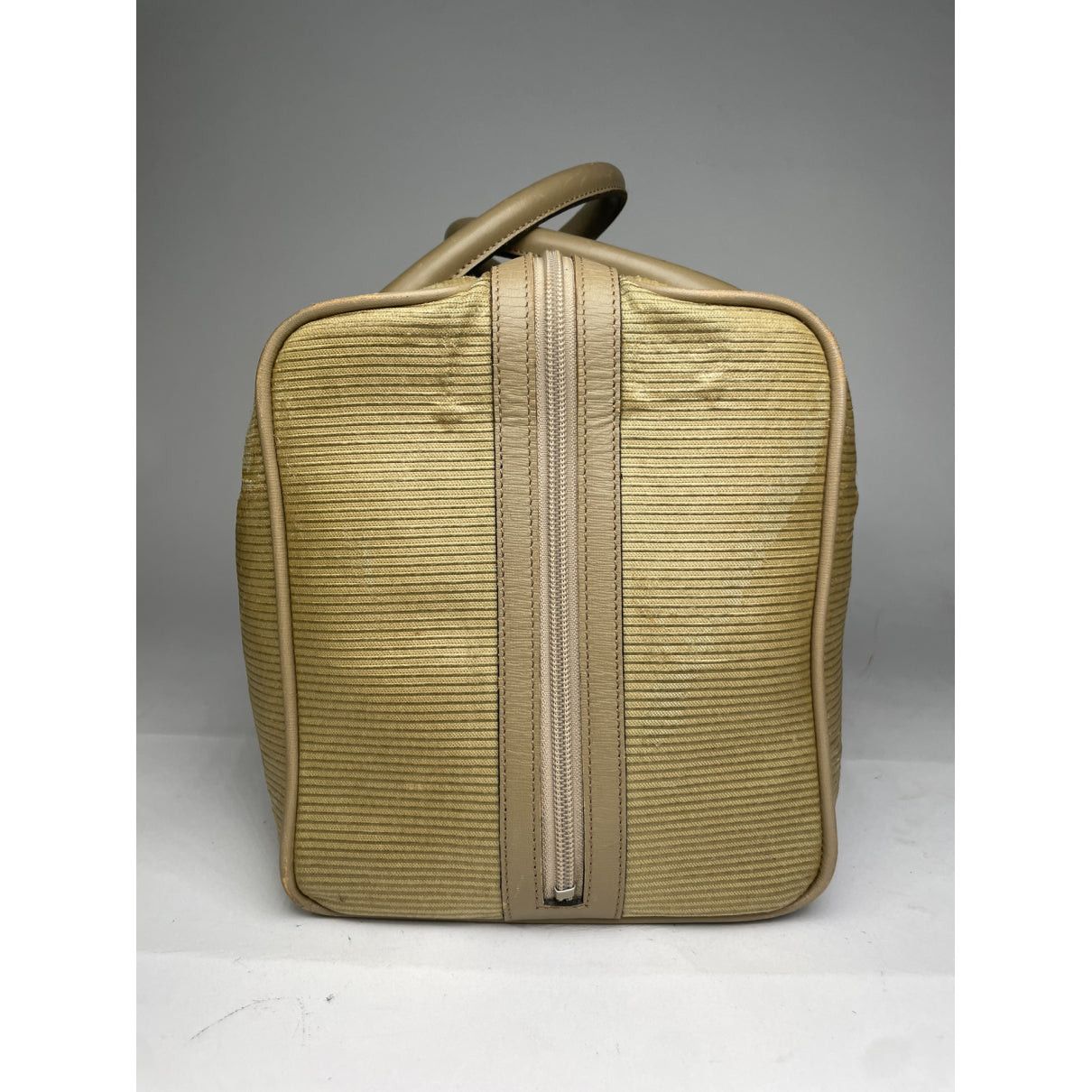 Yves Saint Laurent Gold Leather Travel Bag Size ONE SIZE - 5 Thumbnail
