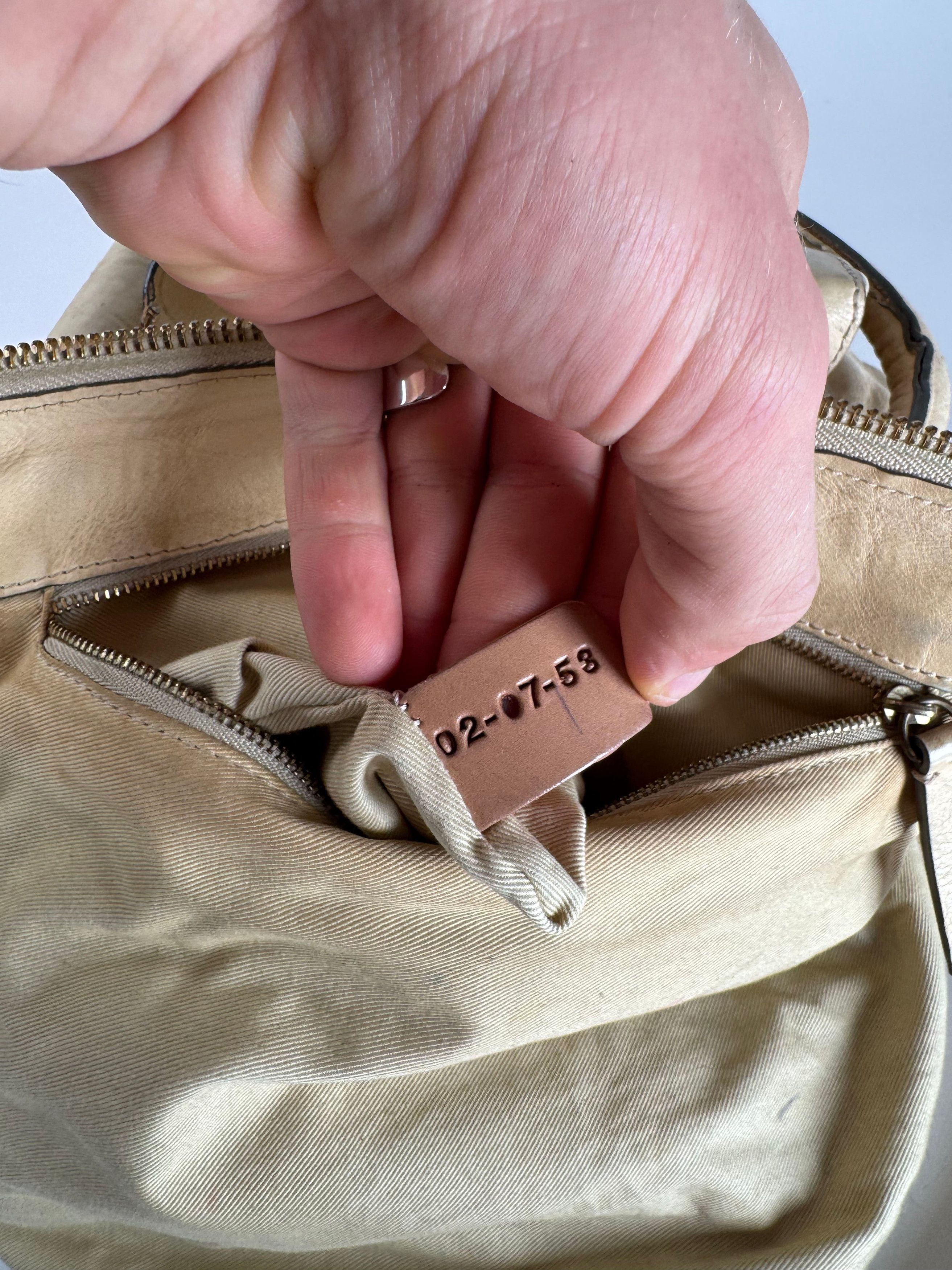 Chloe Vintage Leather Bag Beige Size ONE SIZE - 4 Thumbnail