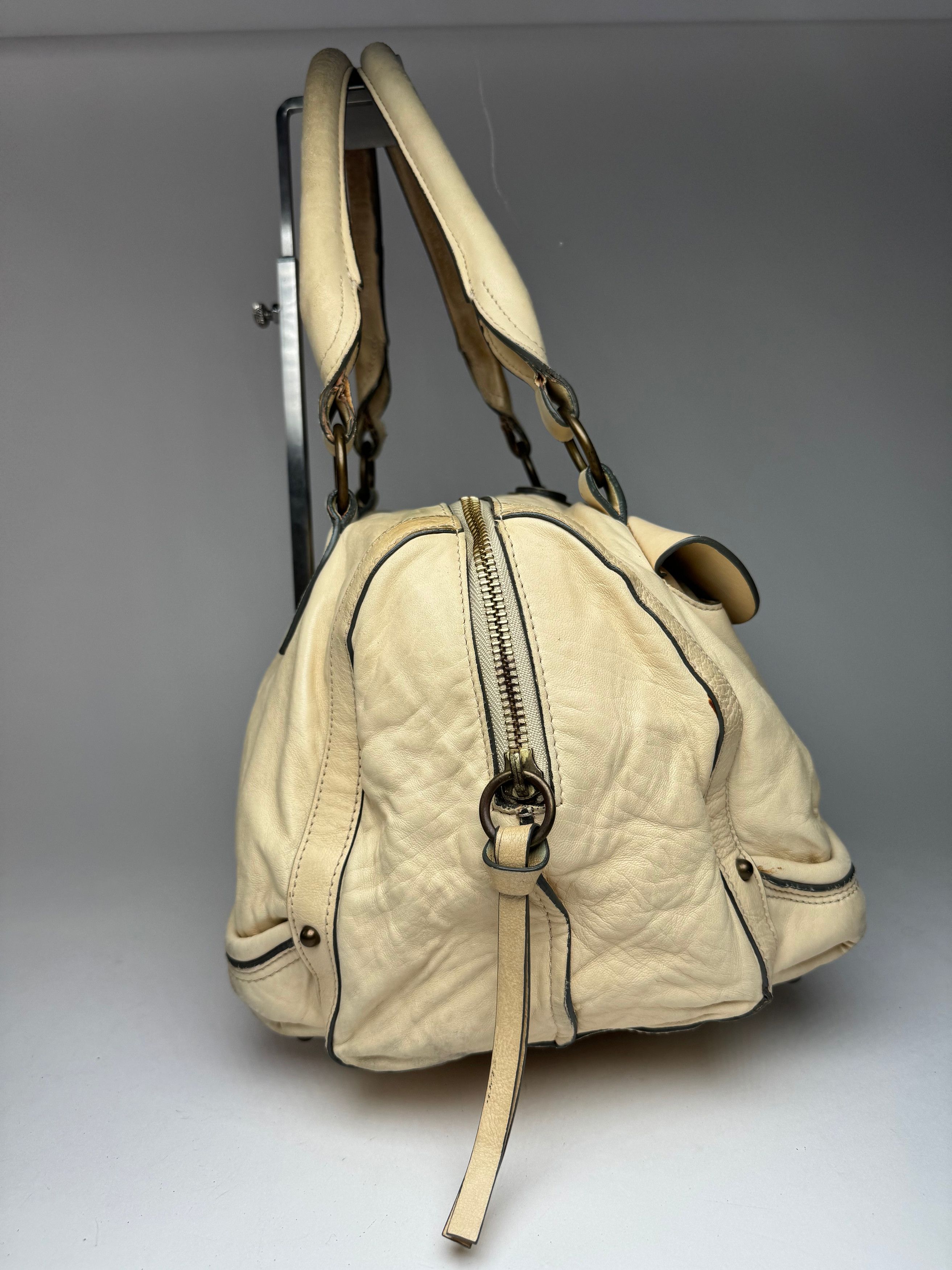 Chloe Vintage Leather Bag Beige Size ONE SIZE - 2 Thumbnail