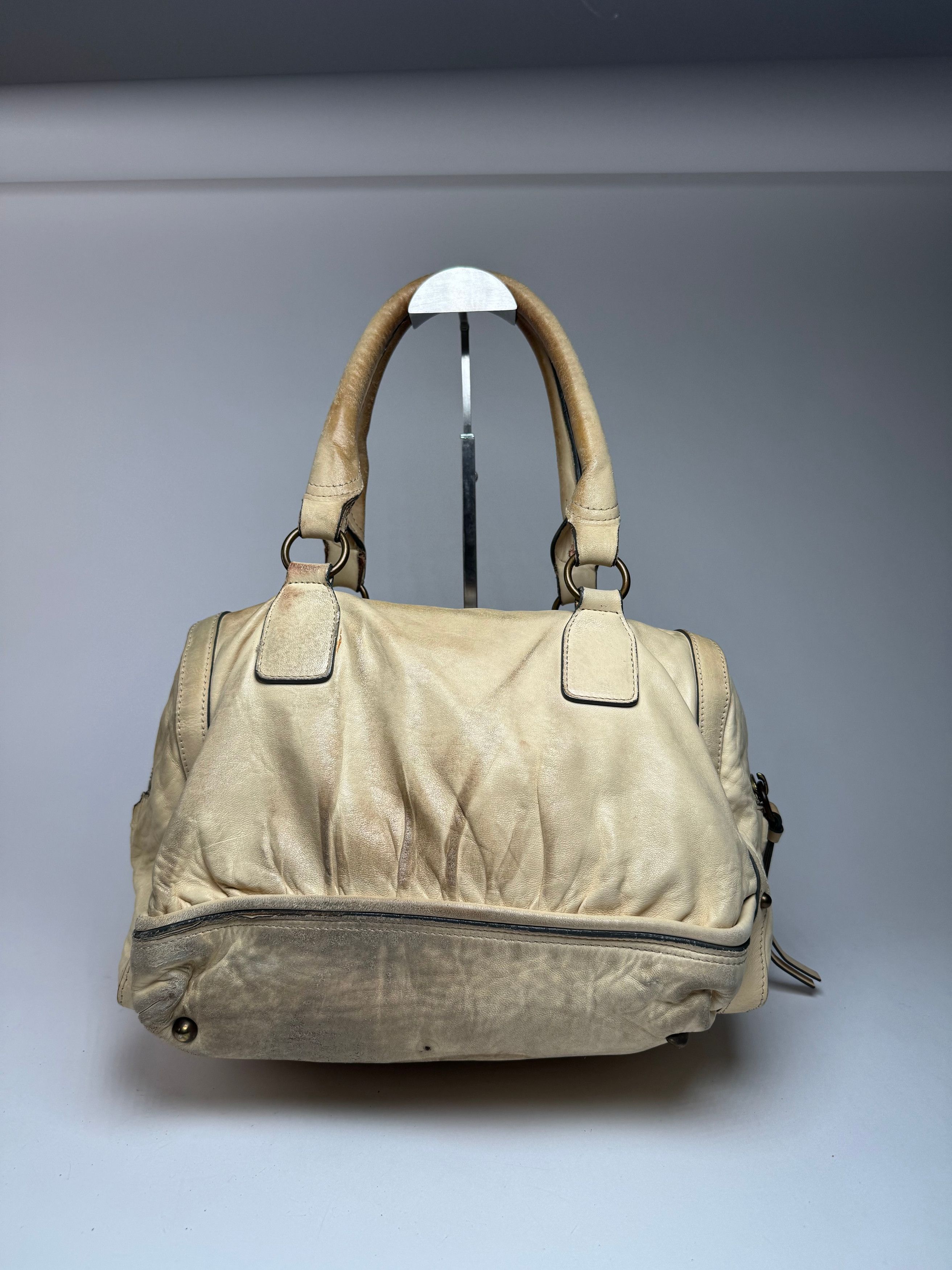 Chloe Vintage Leather Bag Beige Size ONE SIZE - 15 Thumbnail