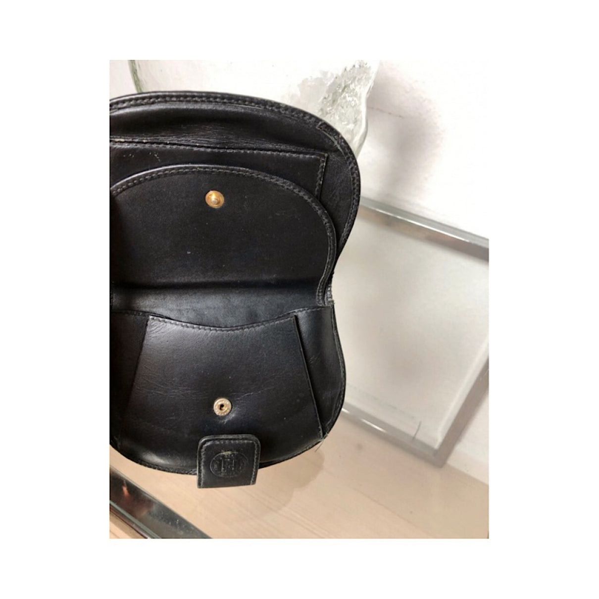Fendi Baguette Black Leather Wallet Size ONE SIZE - 4 Thumbnail