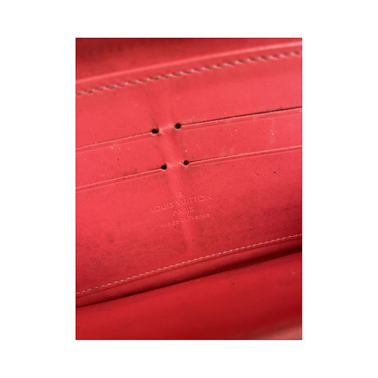 Louis Vuitton Zippy Red Leather Wallet Size ONE SIZE - 5 Thumbnail