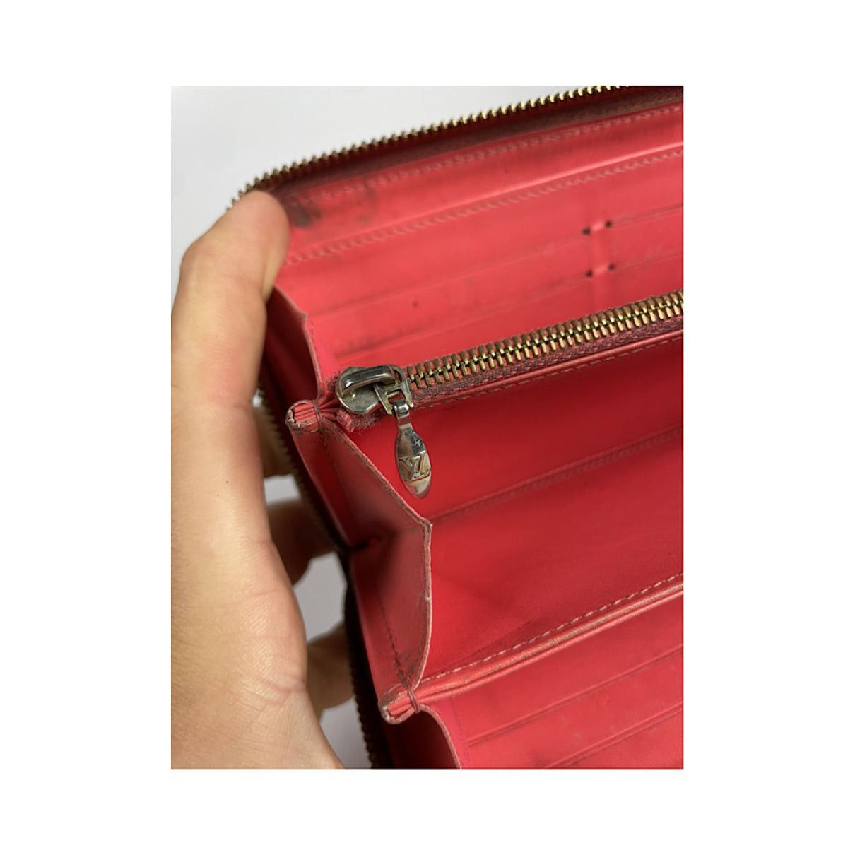 Louis Vuitton Zippy Red Leather Wallet Size ONE SIZE - 4 Thumbnail