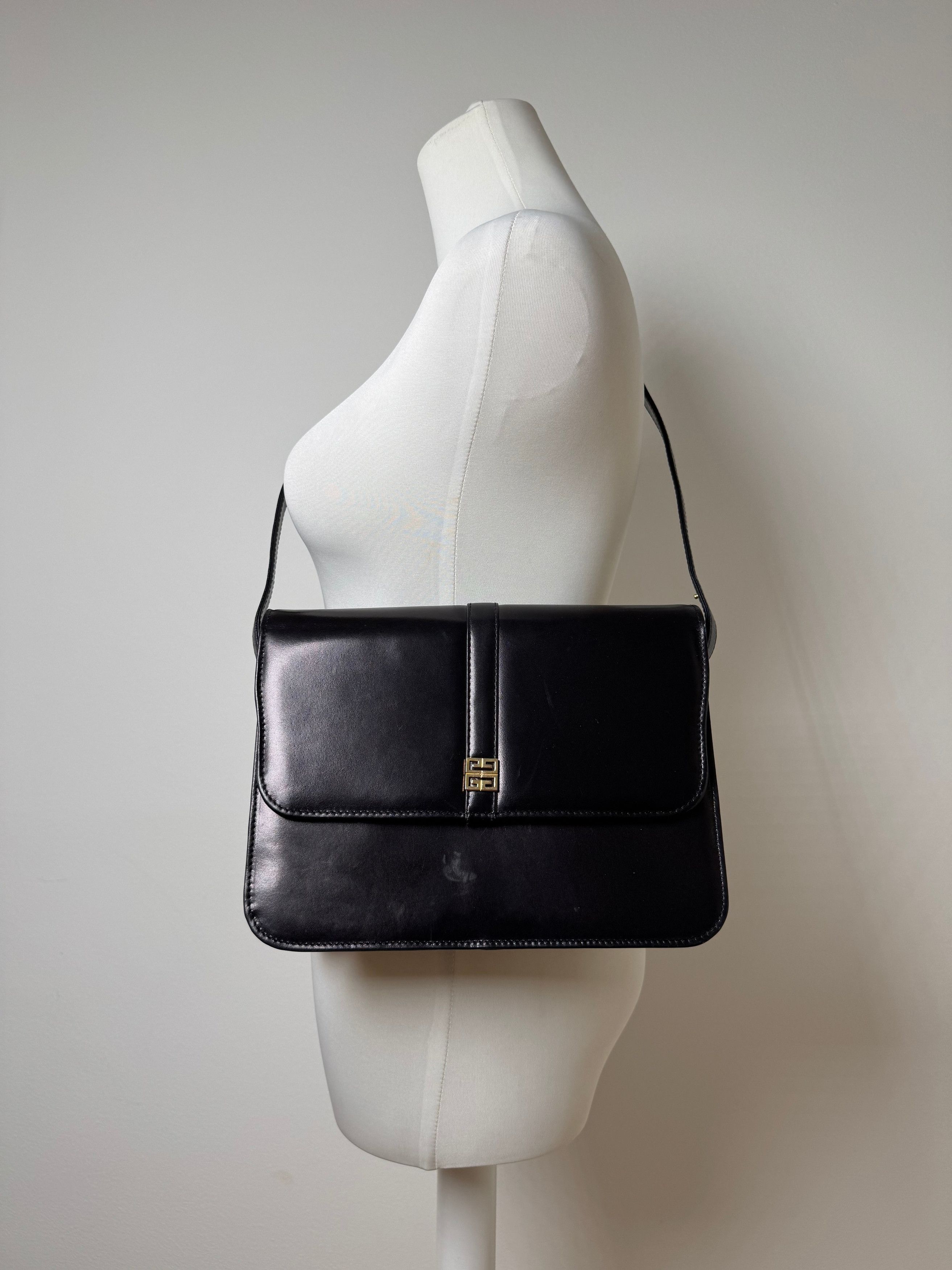 Givenchy Vintage 2Way 4G Leather Bag black Size ONE SIZE - 3 Thumbnail