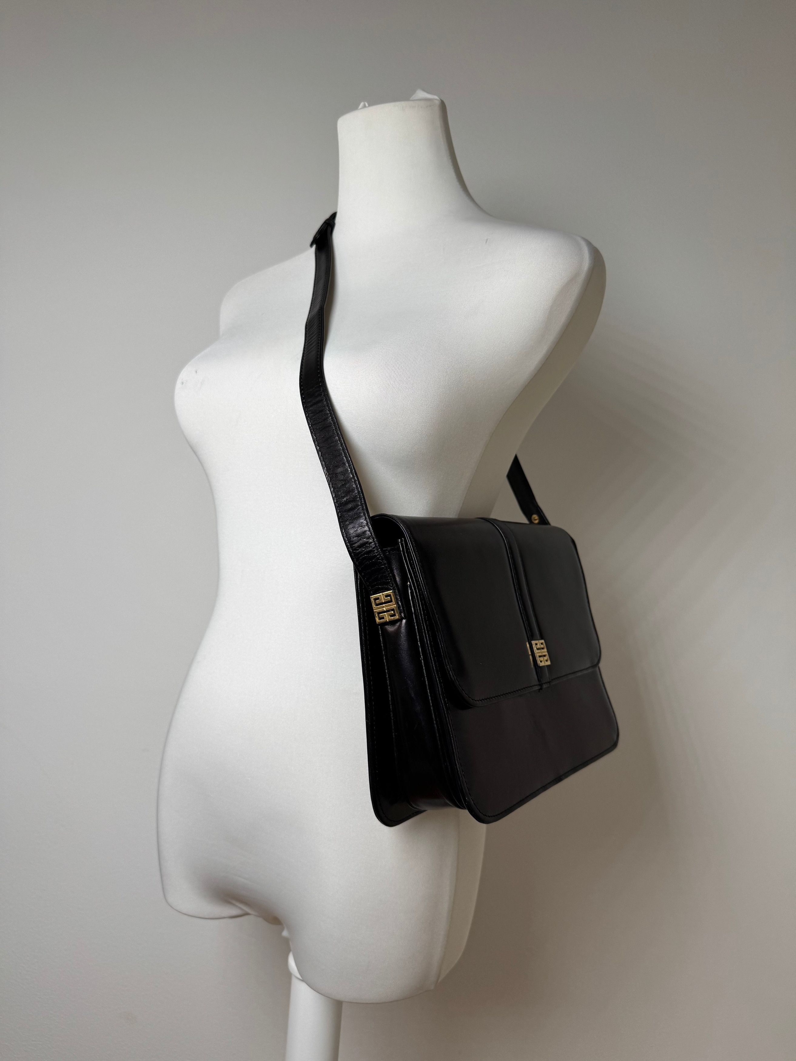 Givenchy Vintage 2Way 4G Leather Bag black Size ONE SIZE - 2 Thumbnail