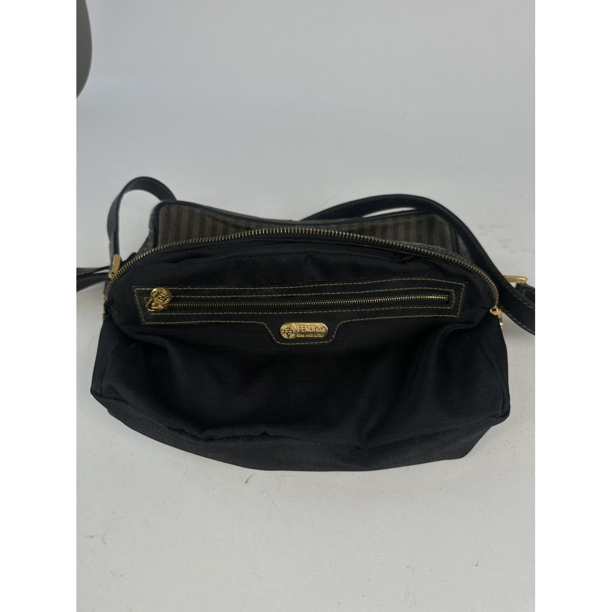 Fendi Baguette Brown Leather Handbag Size ONE SIZE - 2 Thumbnail