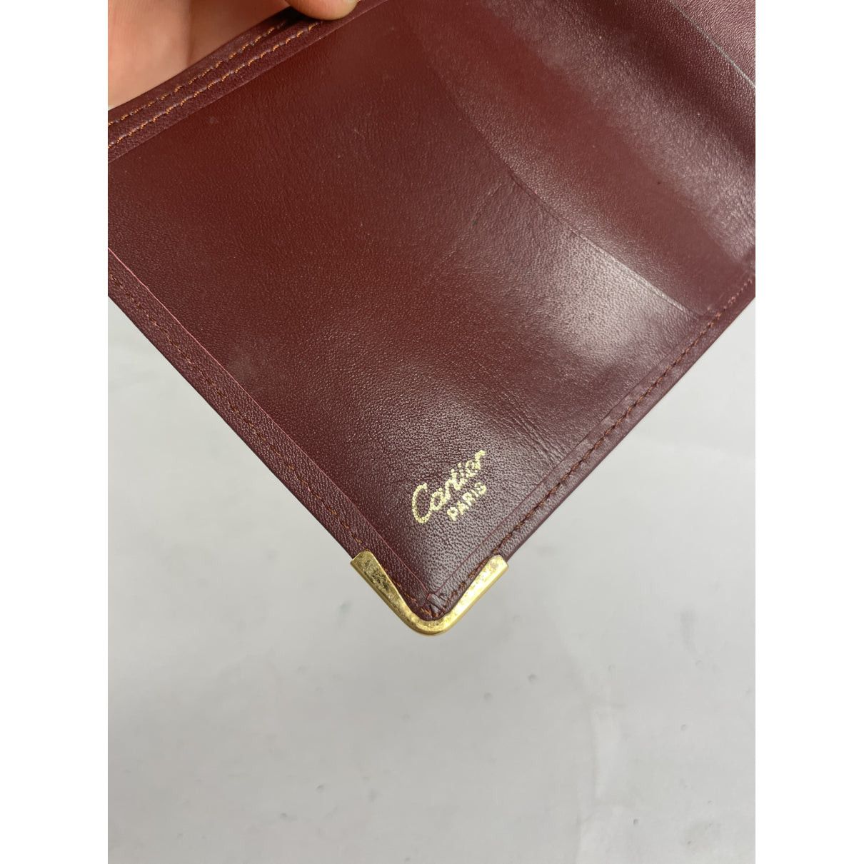 Cartier Burgundy Patent Leather Purse Size ONE SIZE - 4 Thumbnail